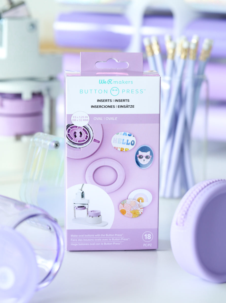 We R Memory Keepers Button Press Inserts & Button Pin Refills