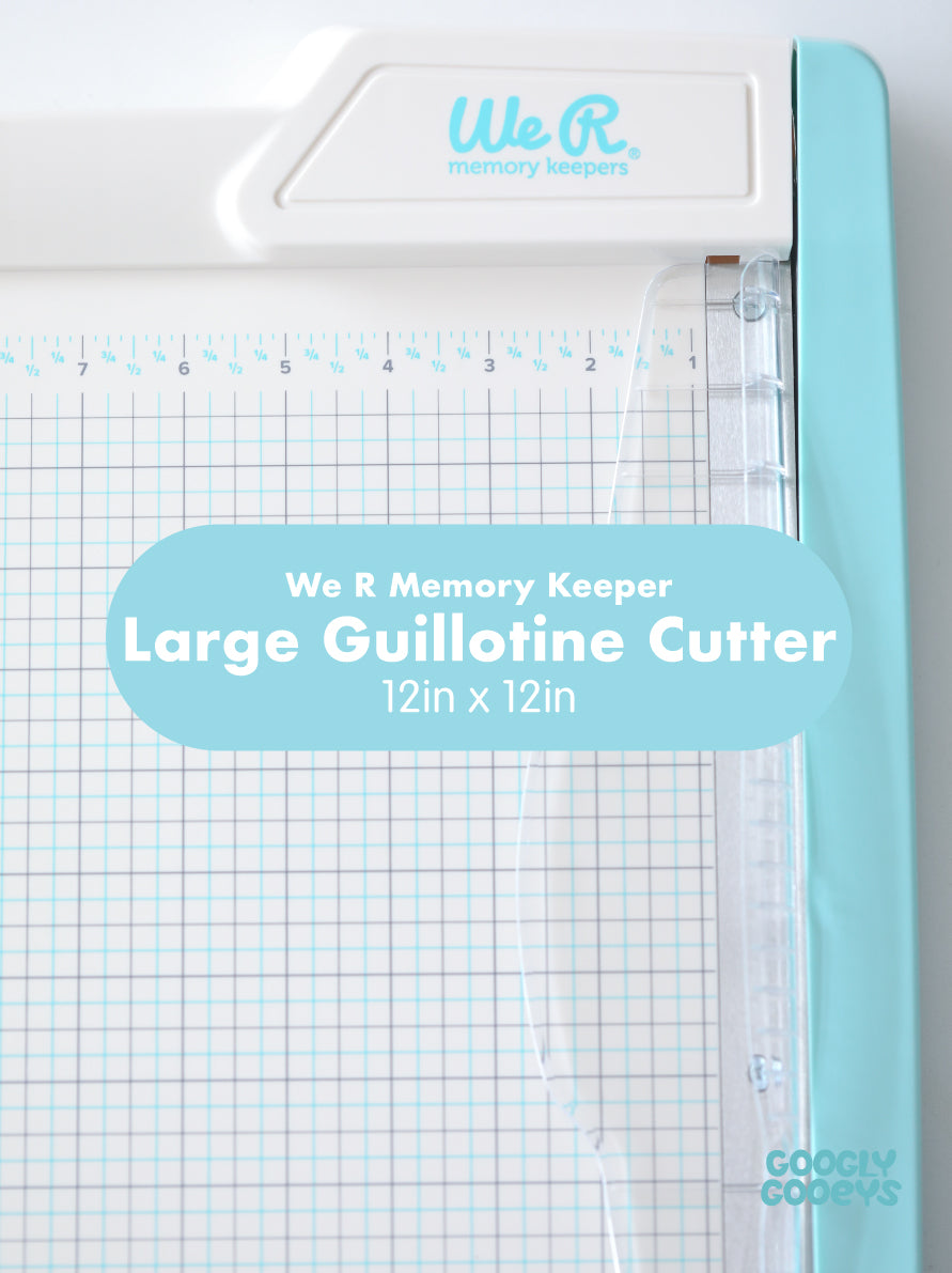 We R Memory Keepers Guillotine Cutter (Large & Mini) | 12in x 12in (large) / 6in x 8.5in (mini)
