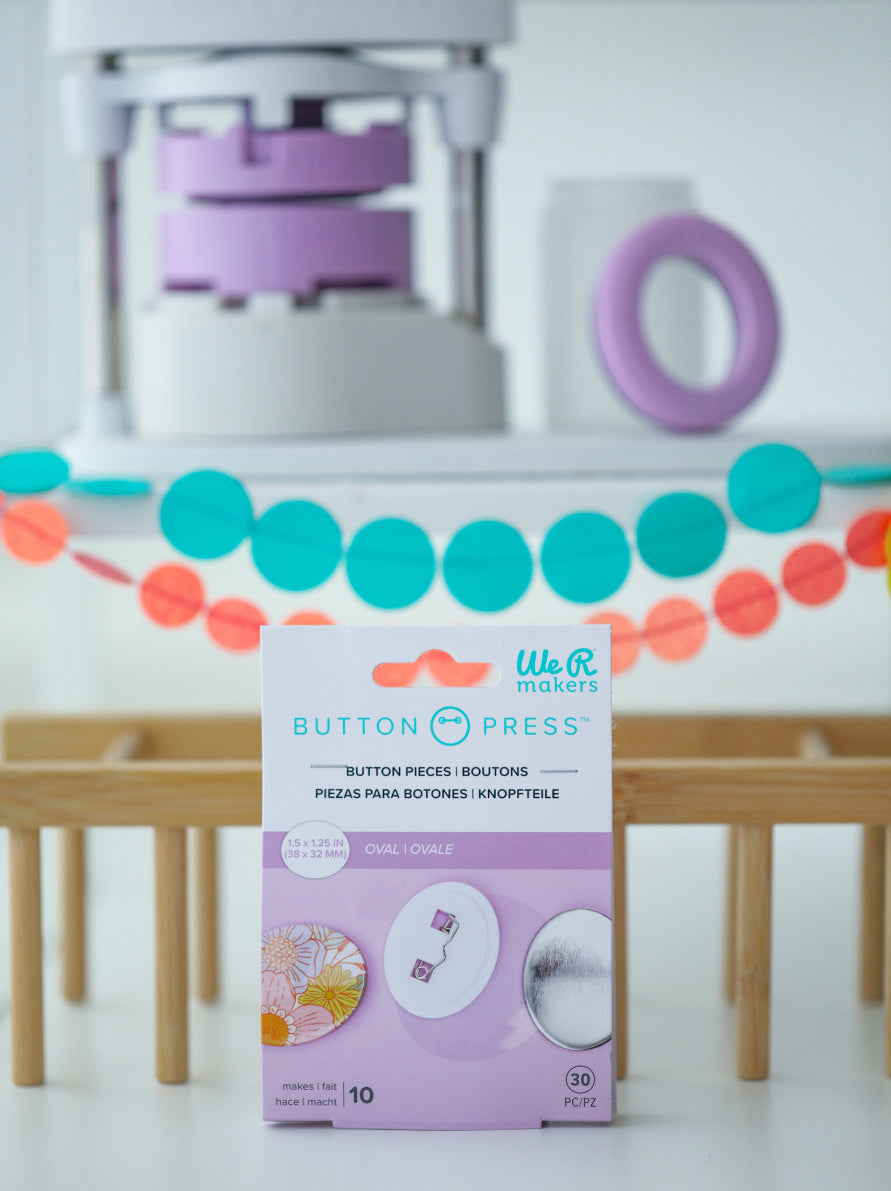 We R Memory Keepers Button Press Inserts & Button Pin Refills