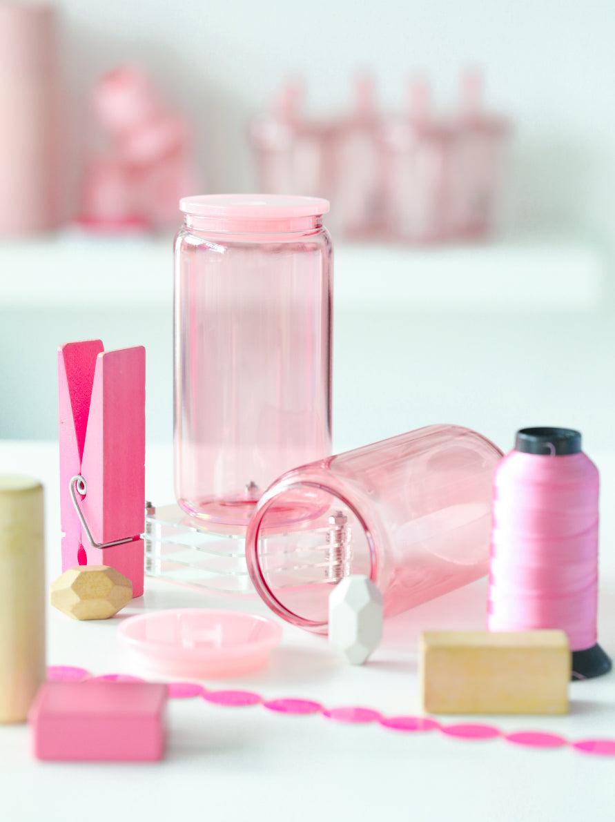 Jelly Colored Soda Glass Tumbler 16oz.