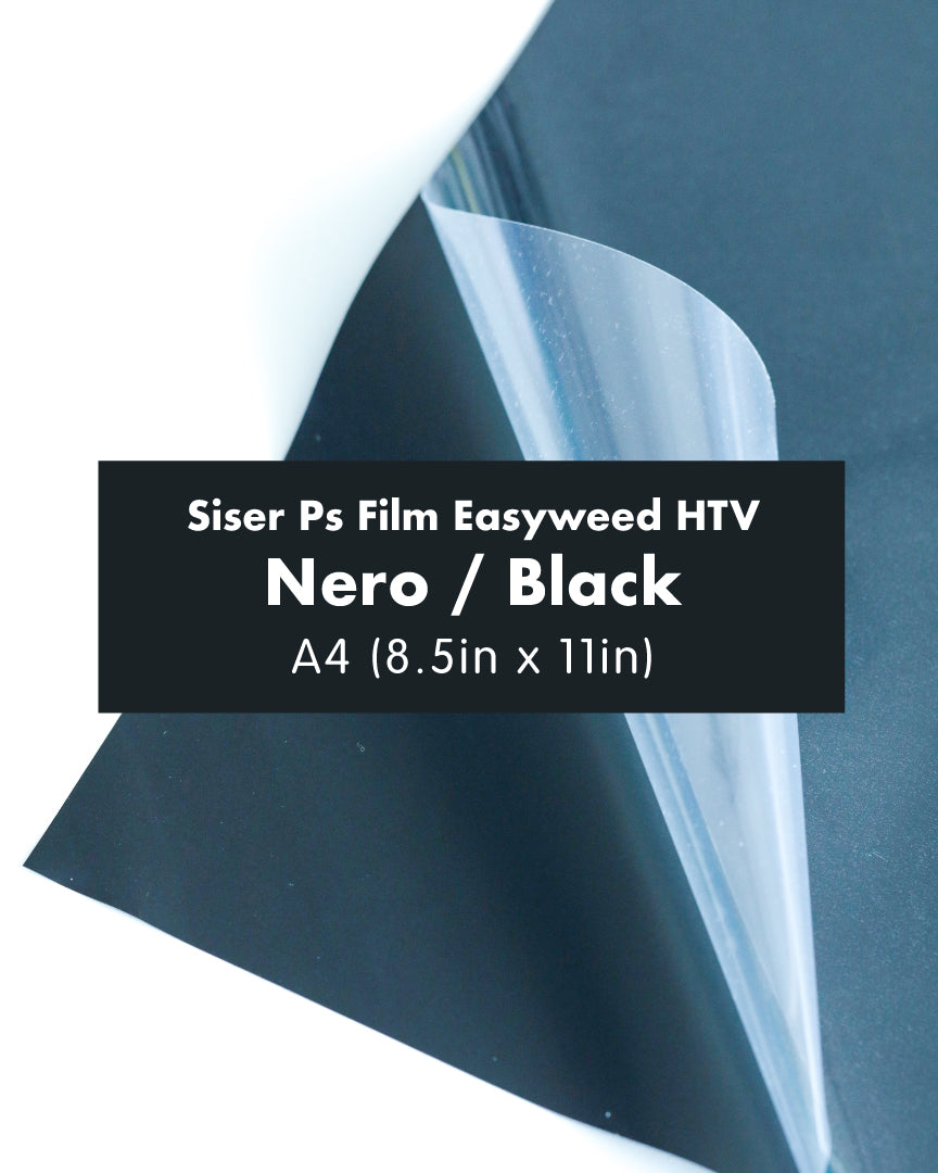 Siser P.S. Film – EasyWeed  Heat Transfer Vinyl (HTV) Iron-On for Shirts, Bags, Caps |  A4 (9.75in x 12in)