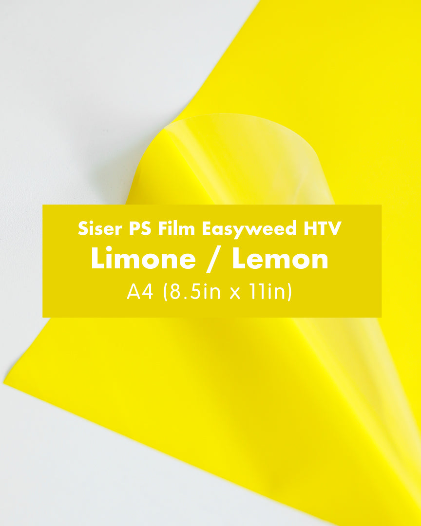 Siser P.S. Film – EasyWeed  Heat Transfer Vinyl (HTV) Iron-On for Shirts, Bags, Caps |  A4 (9.75in x 12in)