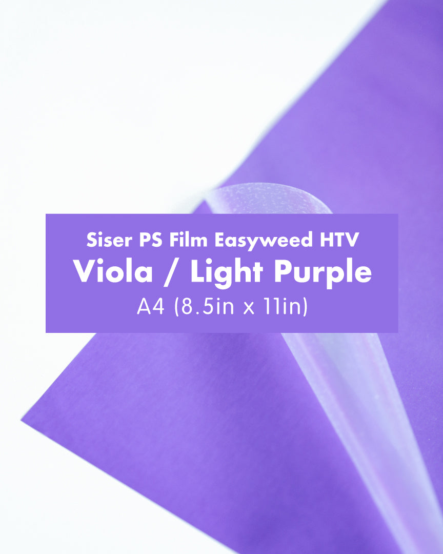 Siser P.S. Film – EasyWeed  Heat Transfer Vinyl (HTV) Iron-On for Shirts, Bags, Caps |  A4 (9.75in x 12in)