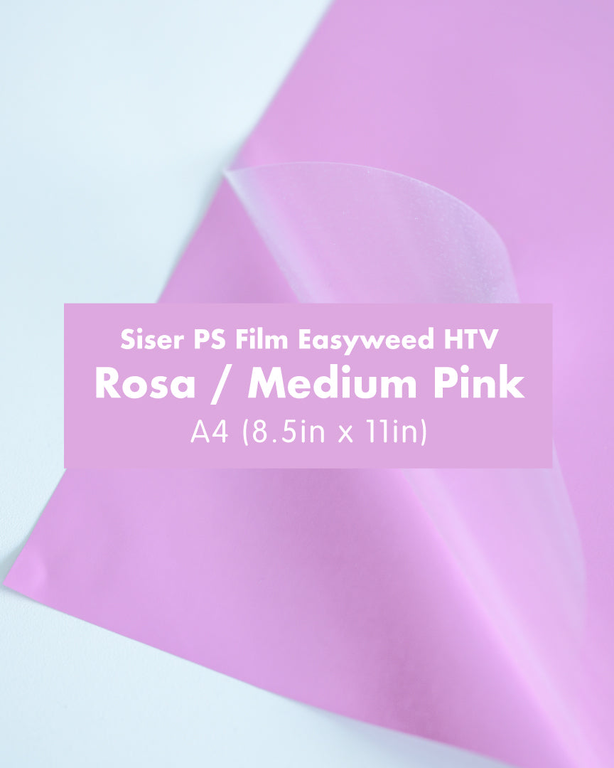 Siser P.S. Film – EasyWeed  Heat Transfer Vinyl (HTV) Iron-On for Shirts, Bags, Caps |  A4 (9.75in x 12in)