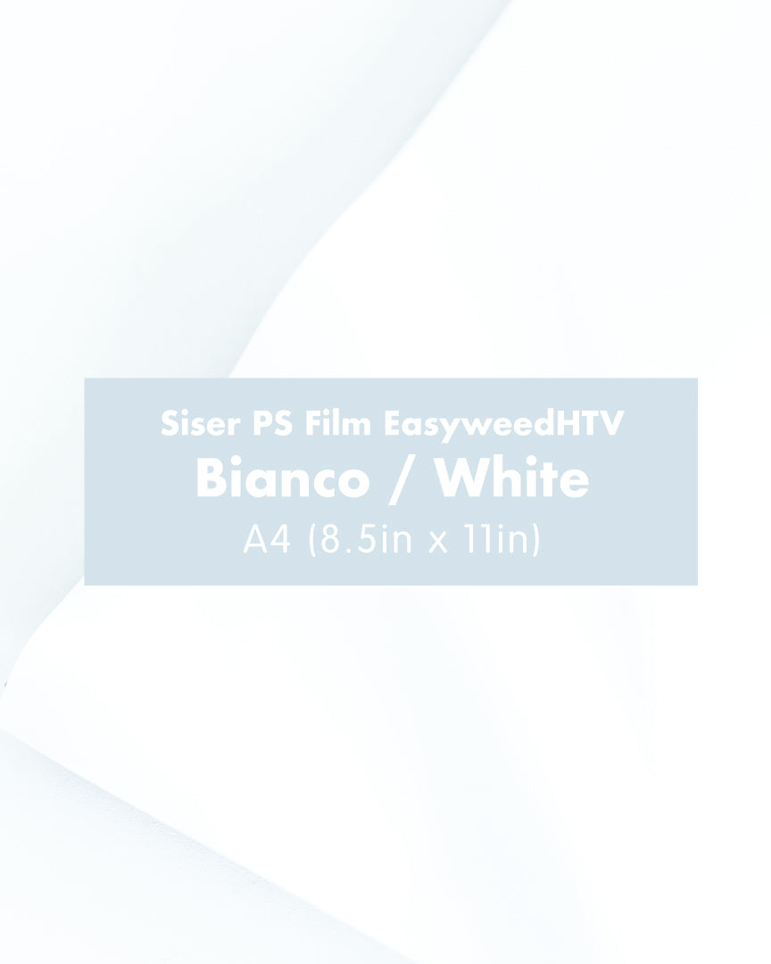 Siser P.S. Film – EasyWeed  Heat Transfer Vinyl (HTV) Iron-On for Shirts, Bags, Caps |  A4 (9.75in x 12in)