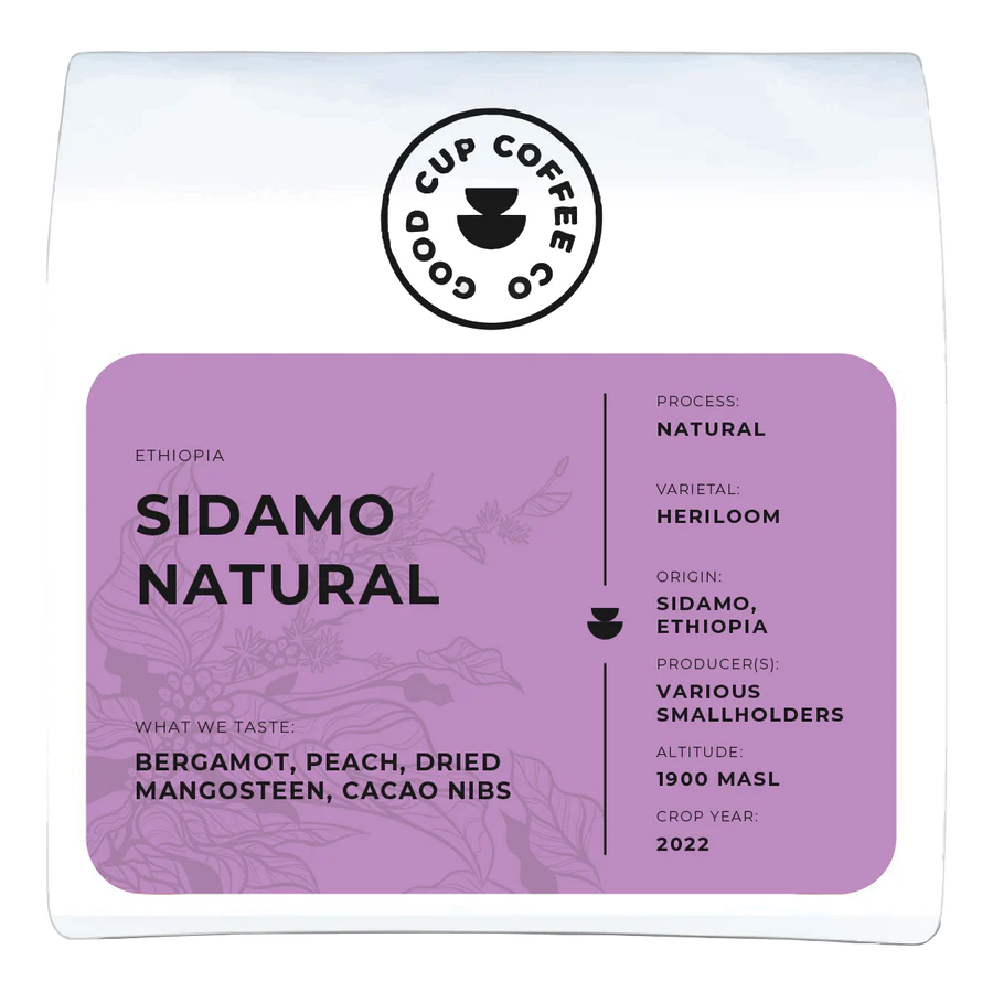 Good Cup Ethiopia Sidamo Natural Espresso Roast (Medium)