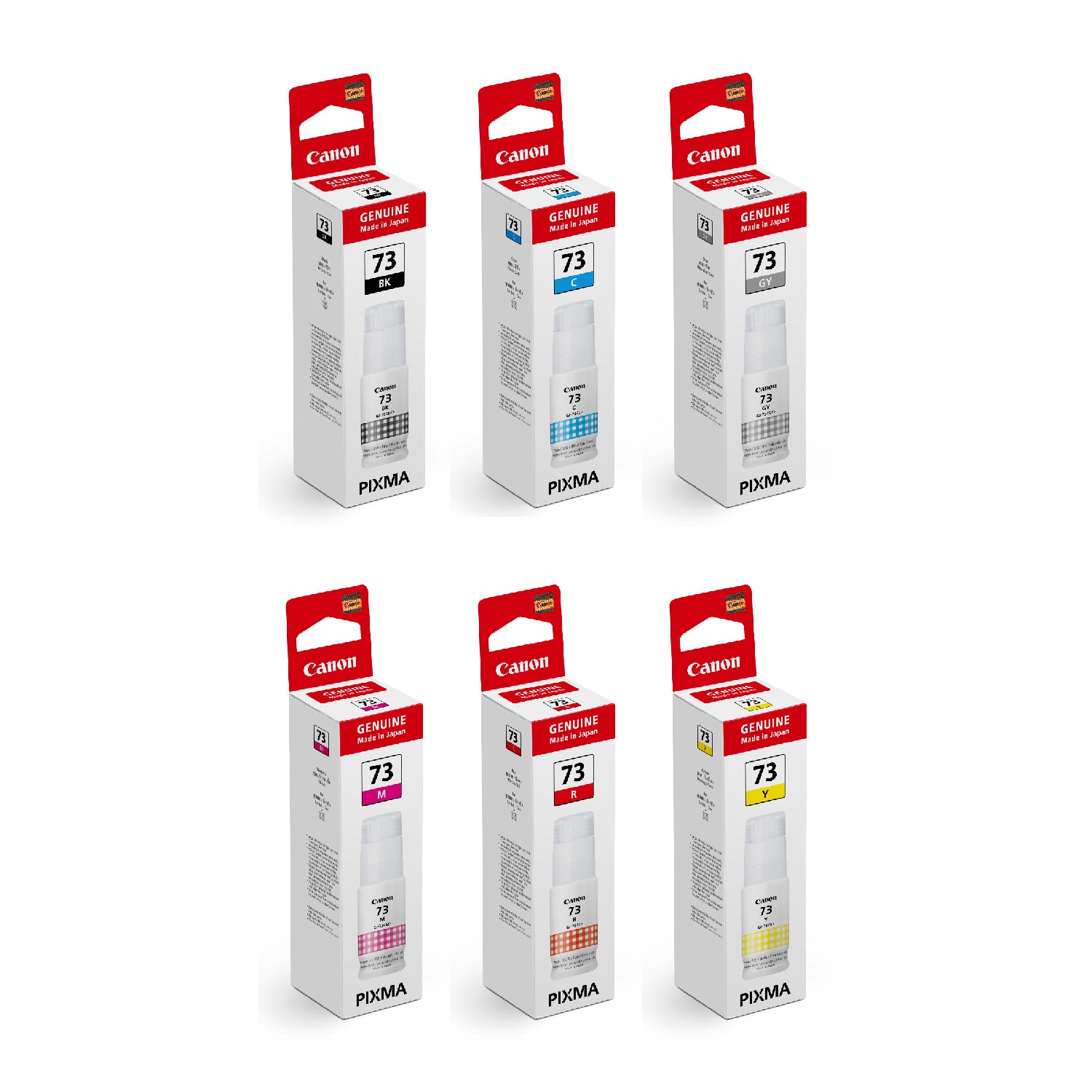 Canon GI-73 Ink Bottle | for Canon G570 & G670 (6 color colors Photo Printer)