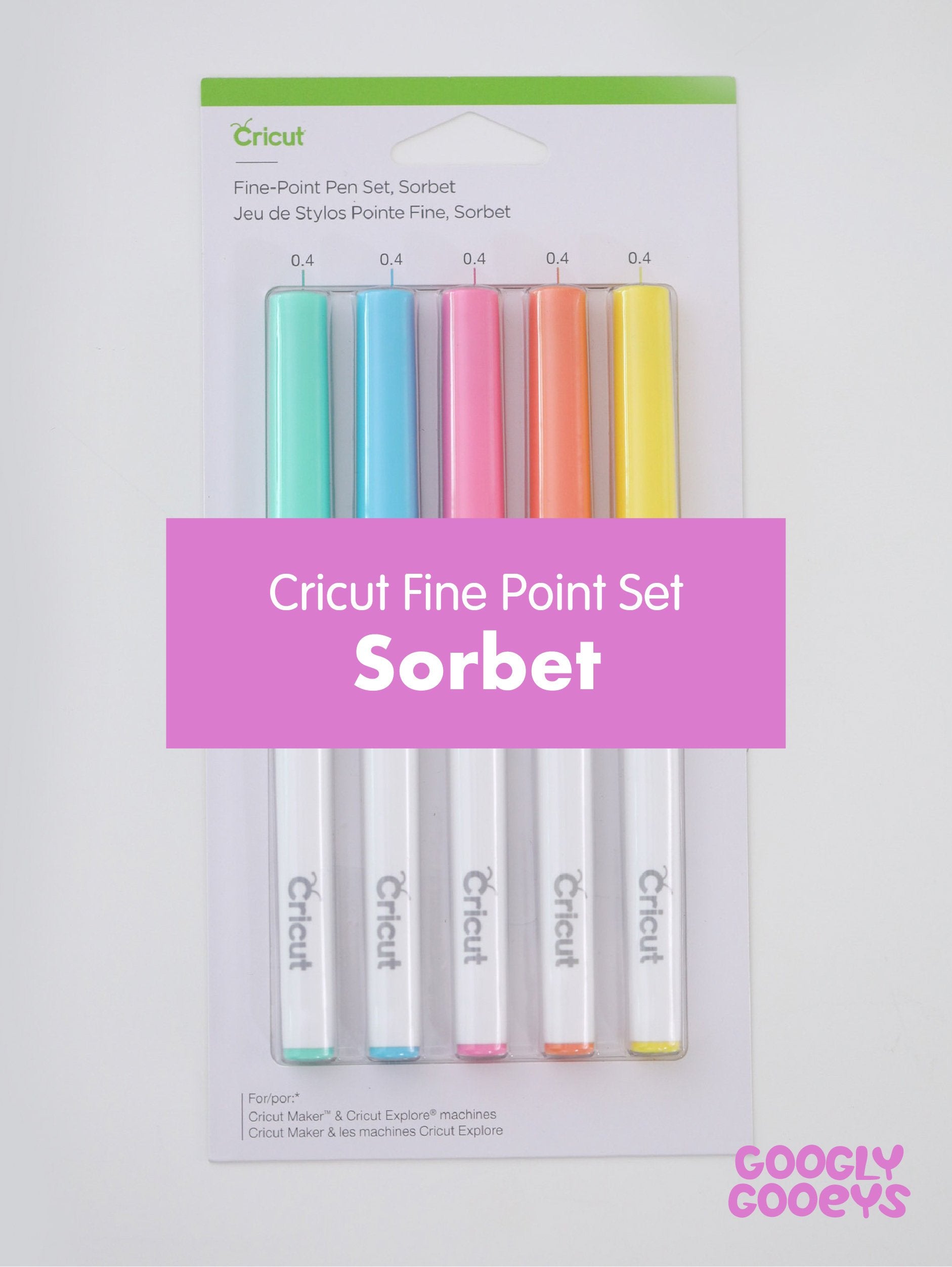 Cricut Extra Fine Point Pen Set (Brights)
