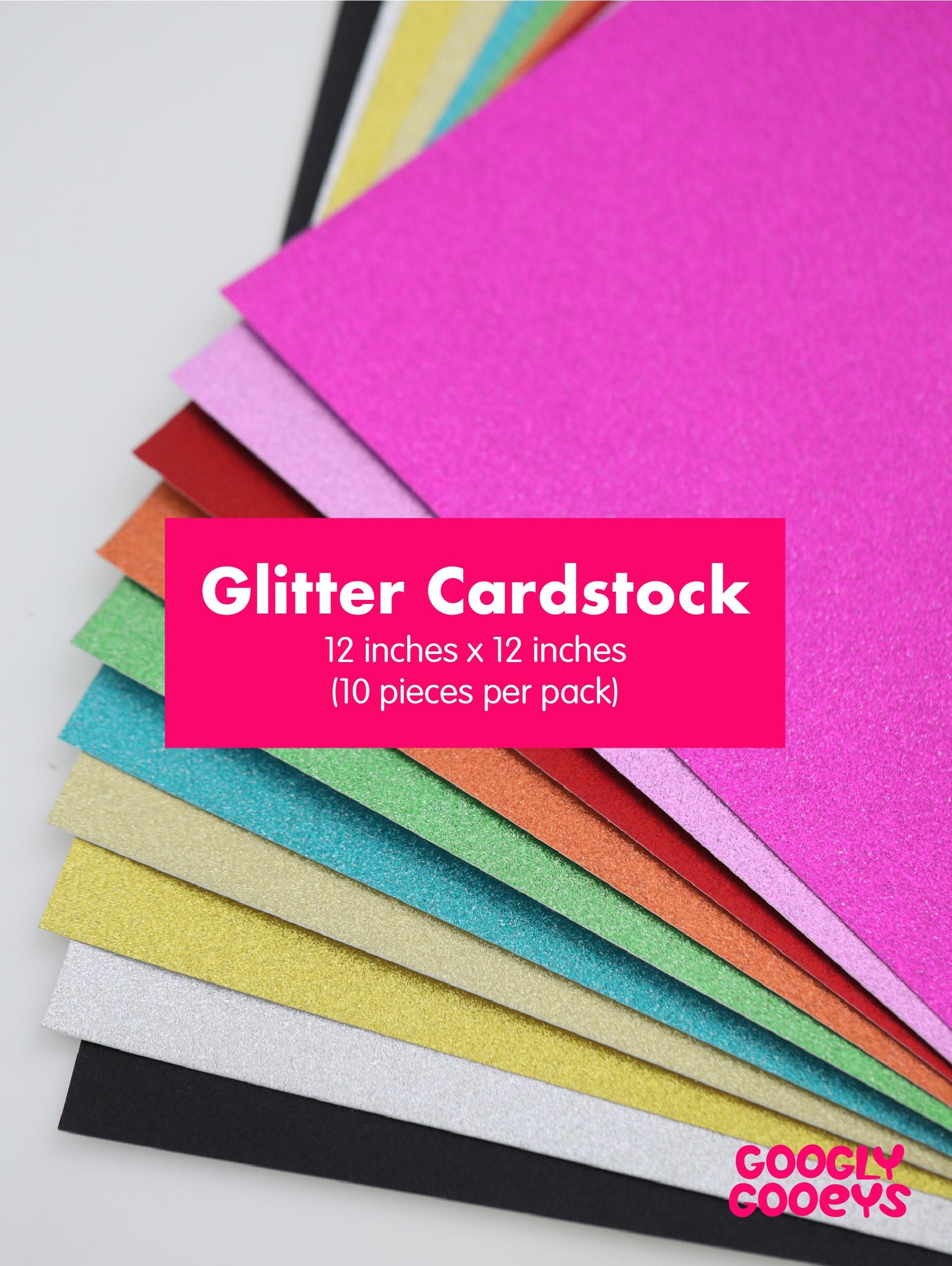 Glitter Cardstock (12 inch x 12 inch)