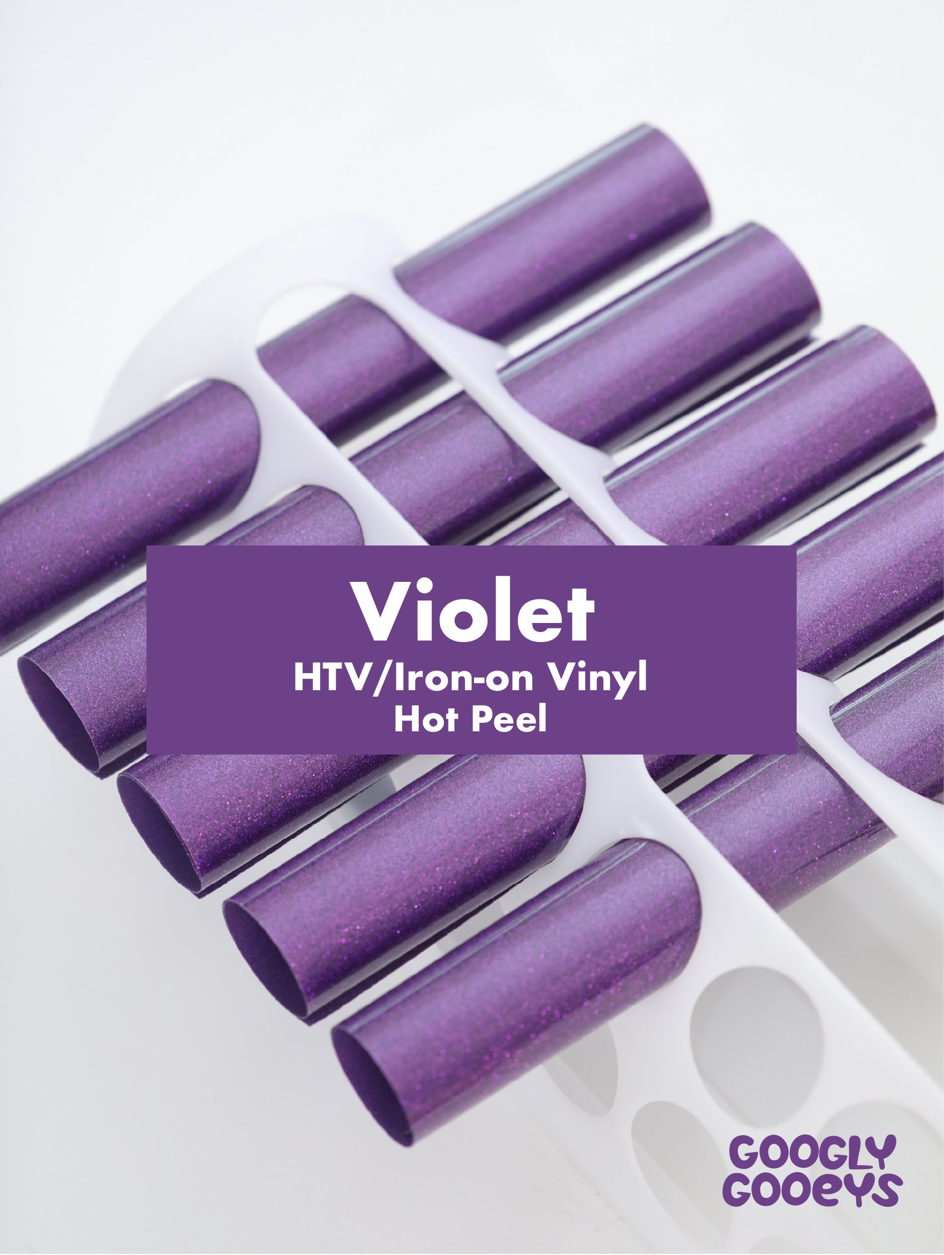 Glitter HTV Heat Transfer Iron-on Vinyl (Hot Peel) 10x12in Sheet