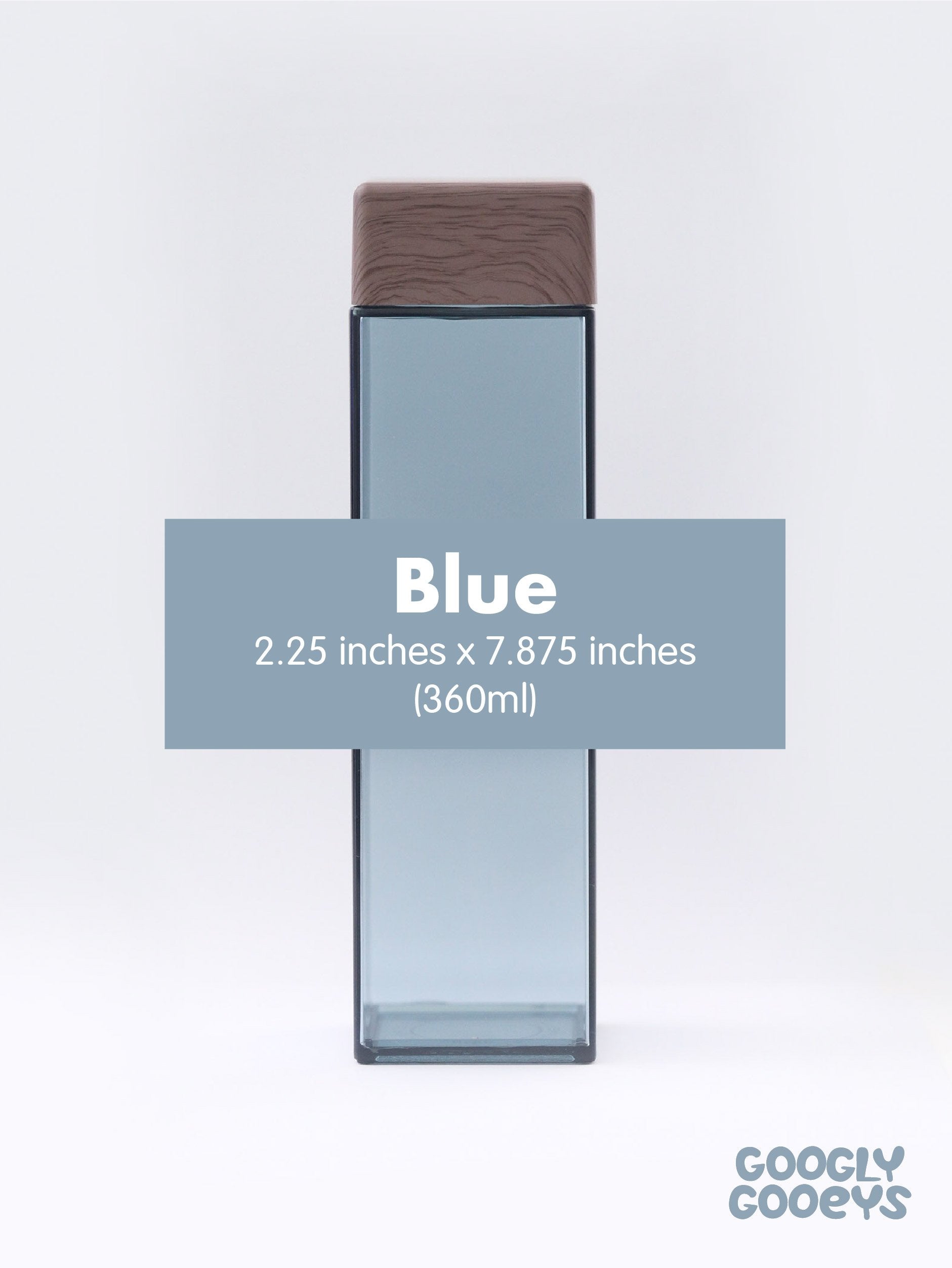 Square Lid Water Bottle Tumbler