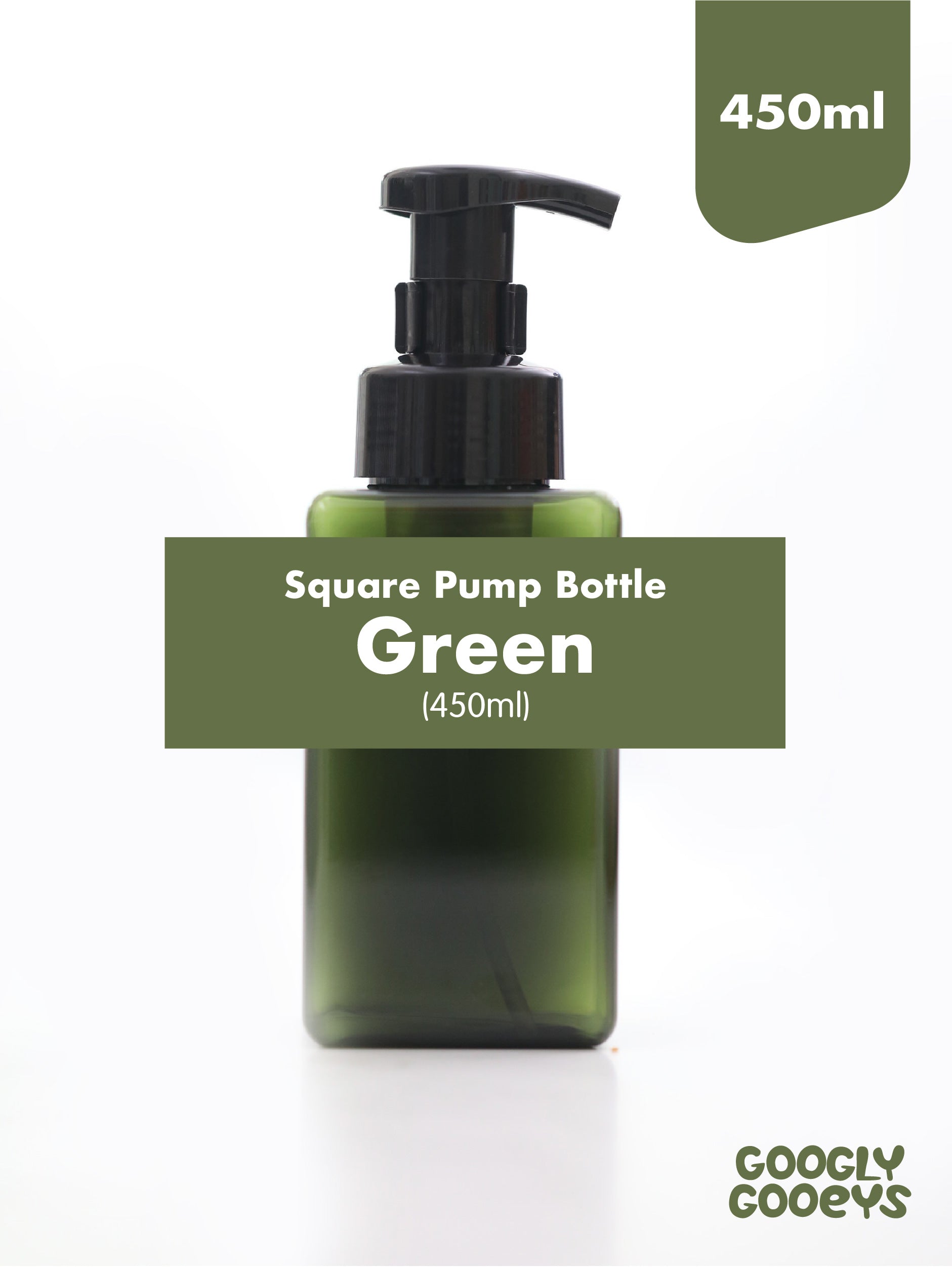 Square Pump Bottle Dispenser (250ml & 450ml)