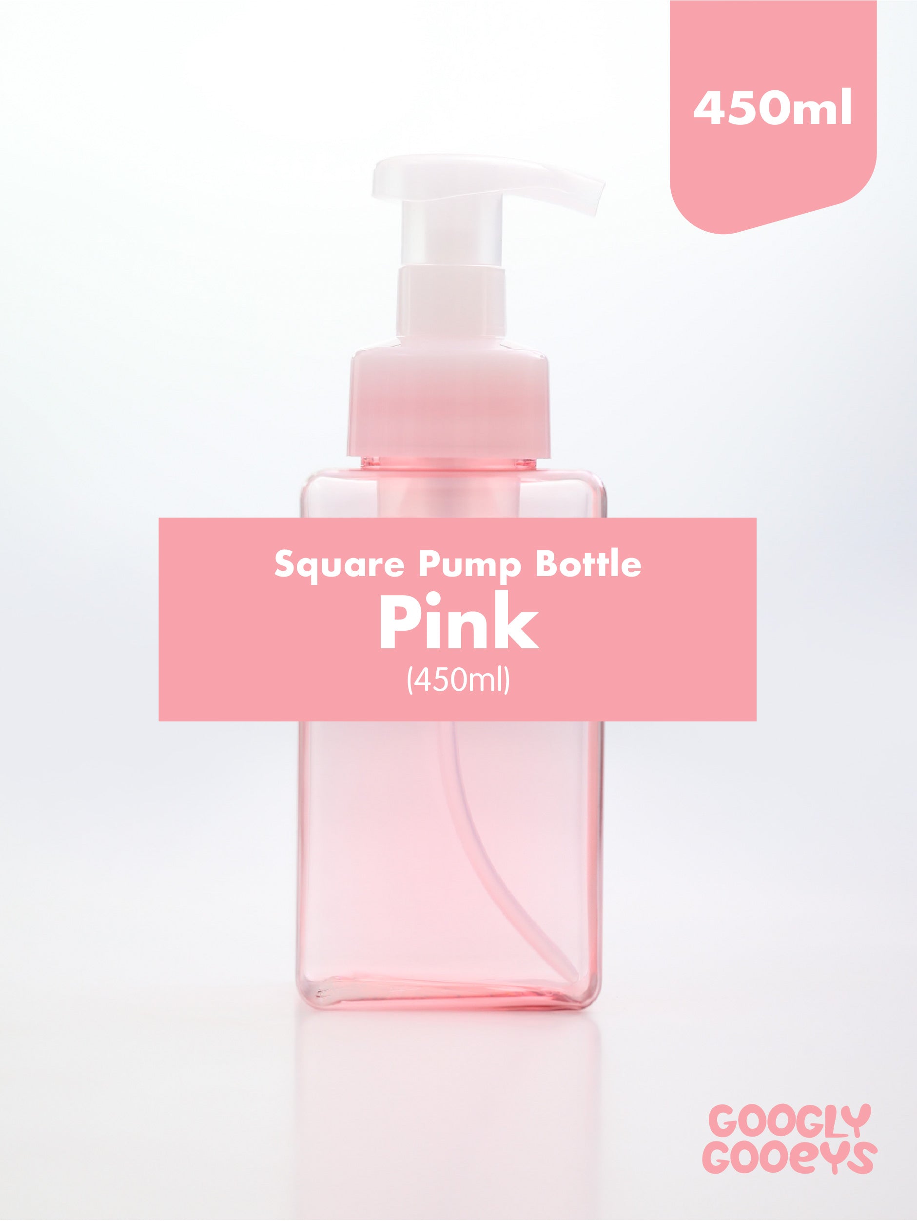 Square Pump Bottle Dispenser (250ml & 450ml)