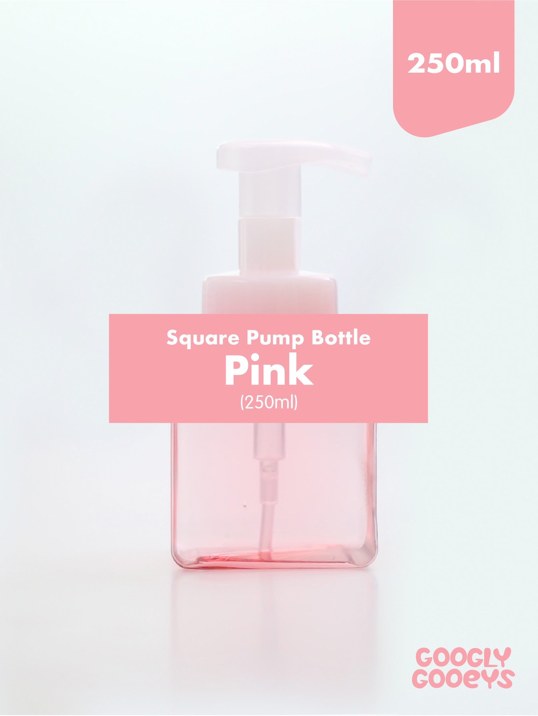 Square Pump Bottle Dispenser (250ml & 450ml)