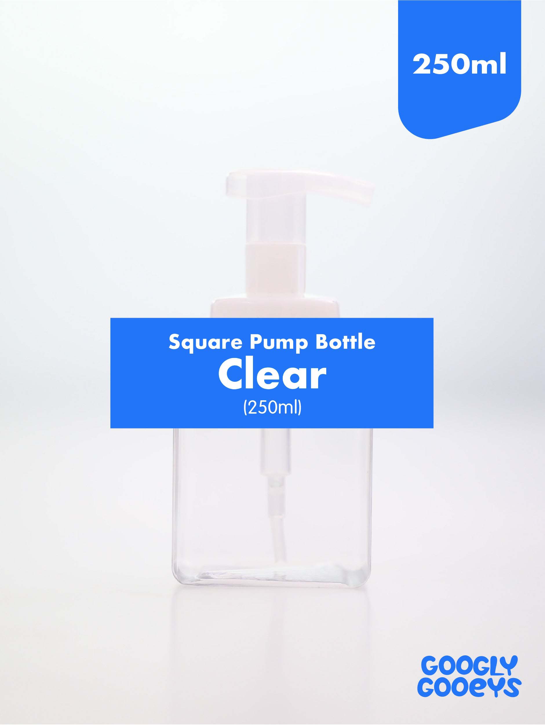 Square Pump Bottle Dispenser (250ml & 450ml)