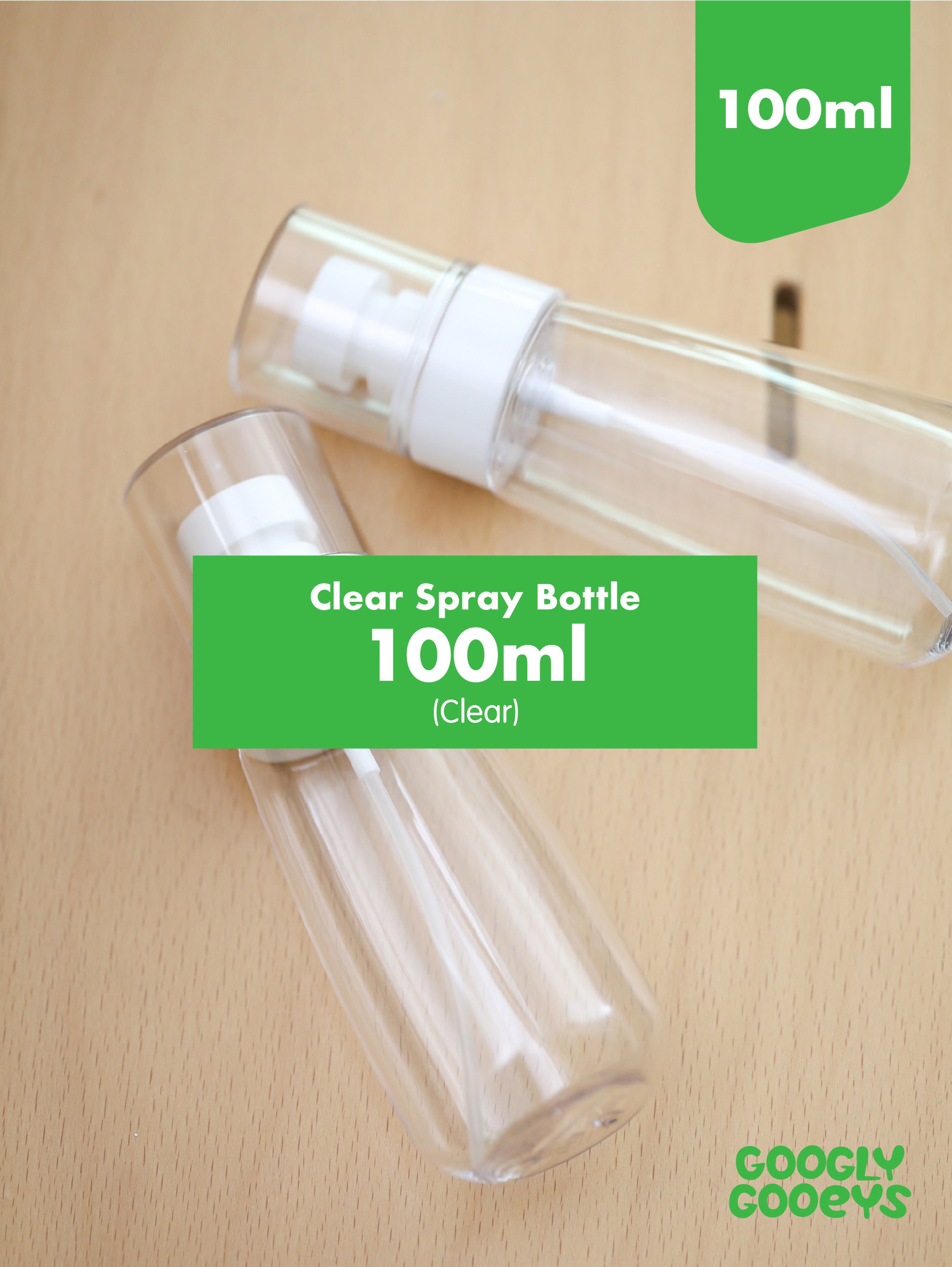 Alcohol Spray Bottle Dispenser Clear