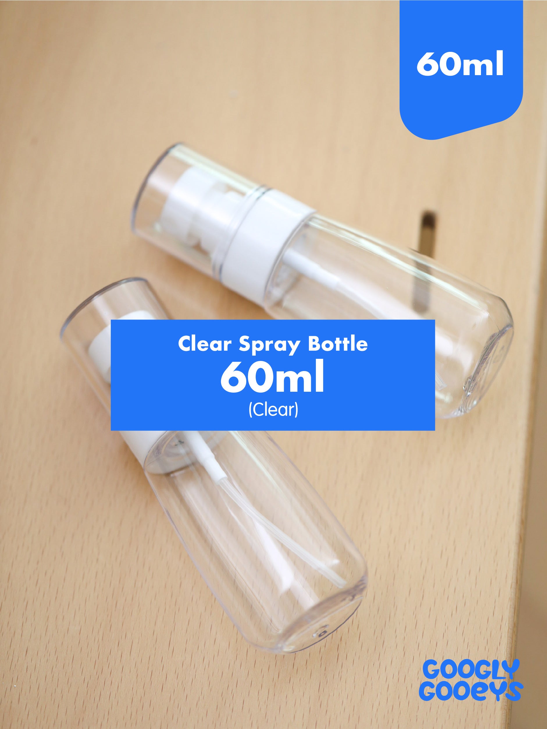Alcohol Spray Bottle Dispenser Clear