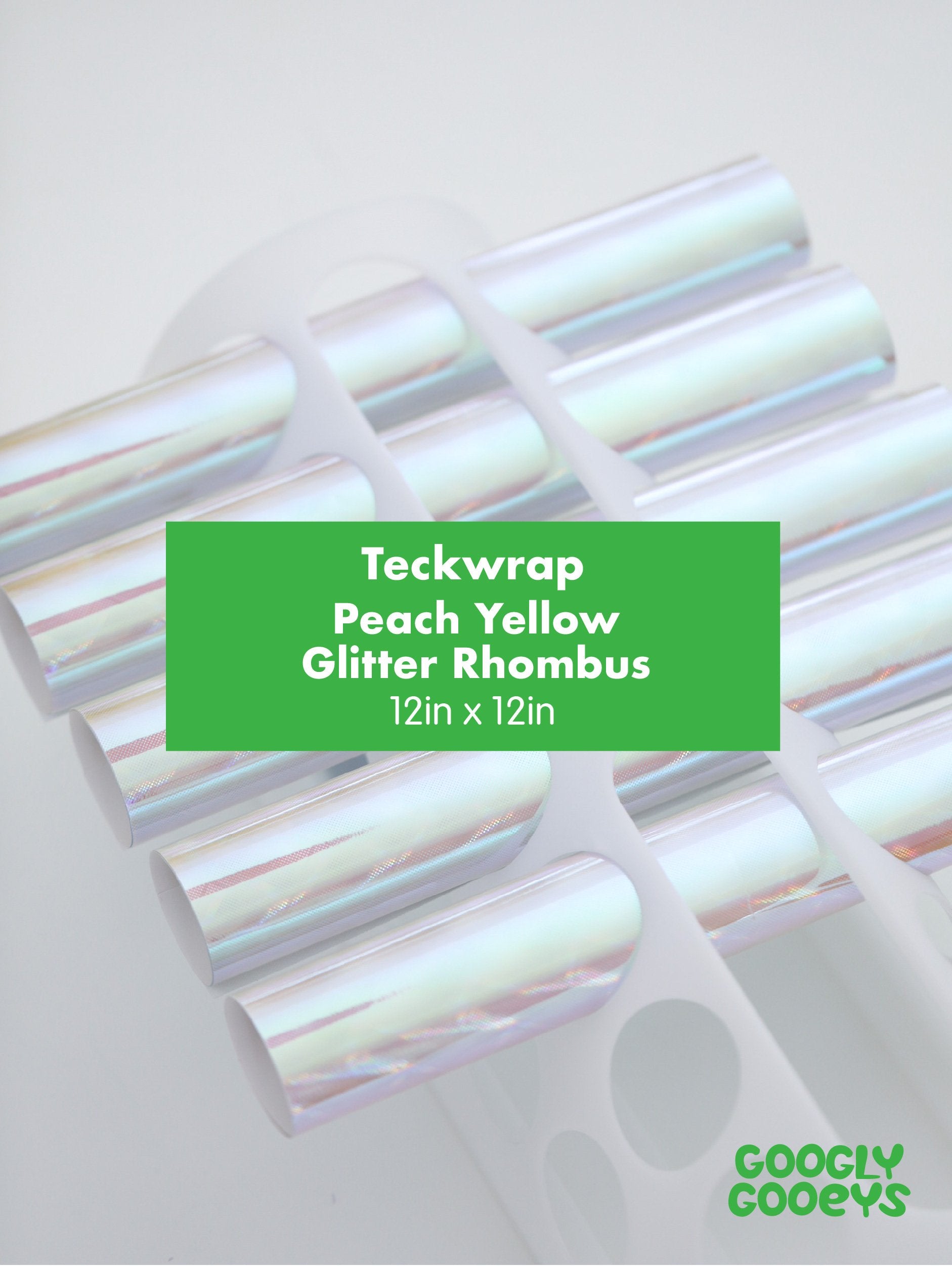 Teckwrap Holographic Pattern Adhesive Vinyl Stickers (12x12)