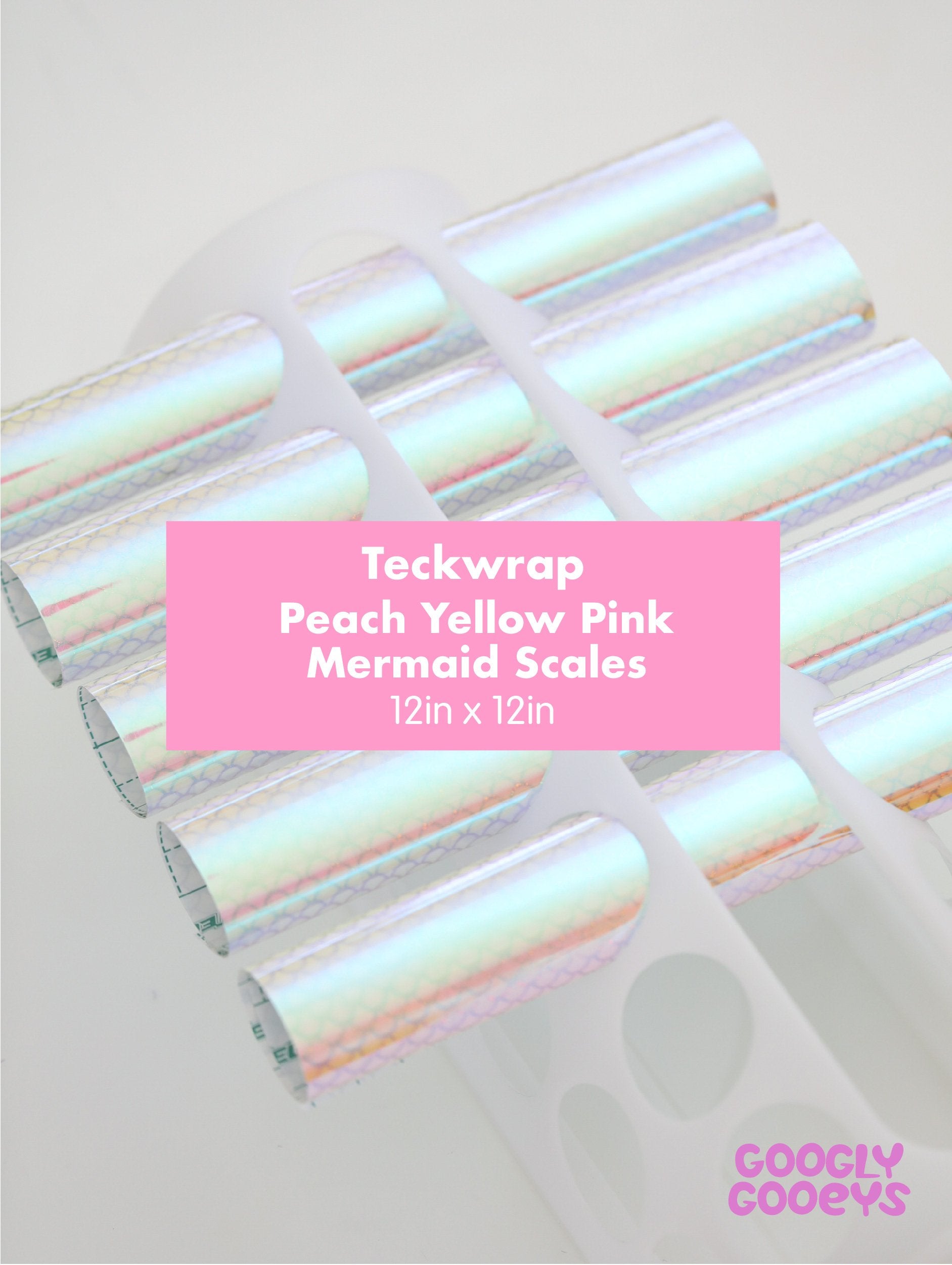 Teckwrap Holographic Pattern Adhesive Vinyl Stickers (12x12)