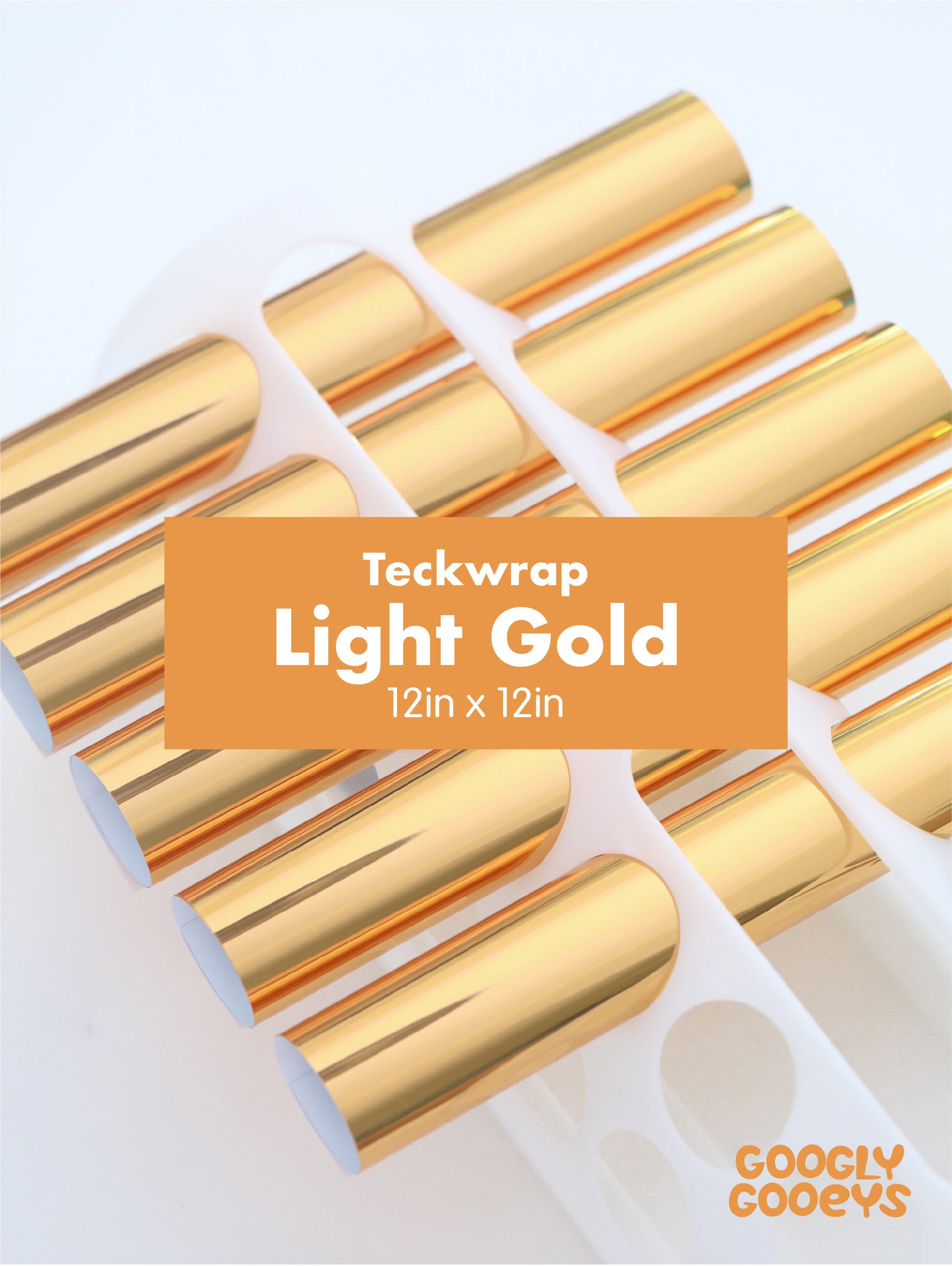 Teckwrap Mirror Chrome Adhesive Vinyl Stickers | 12in x 12in