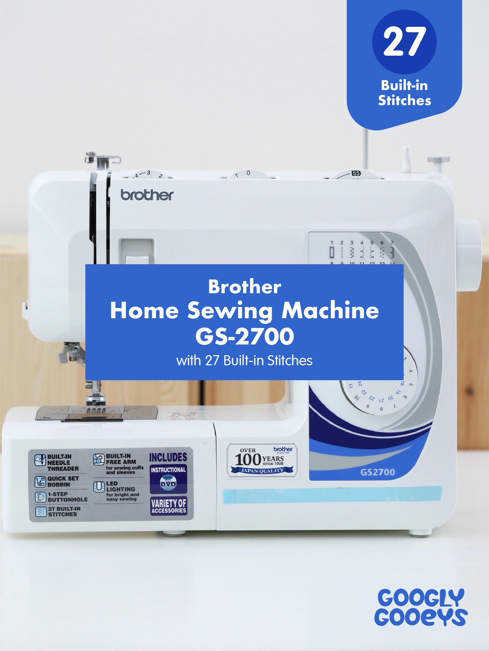 Brother Home Sewing Machine GS-2700 GS2700 GS 2700 with Multiple Stitches