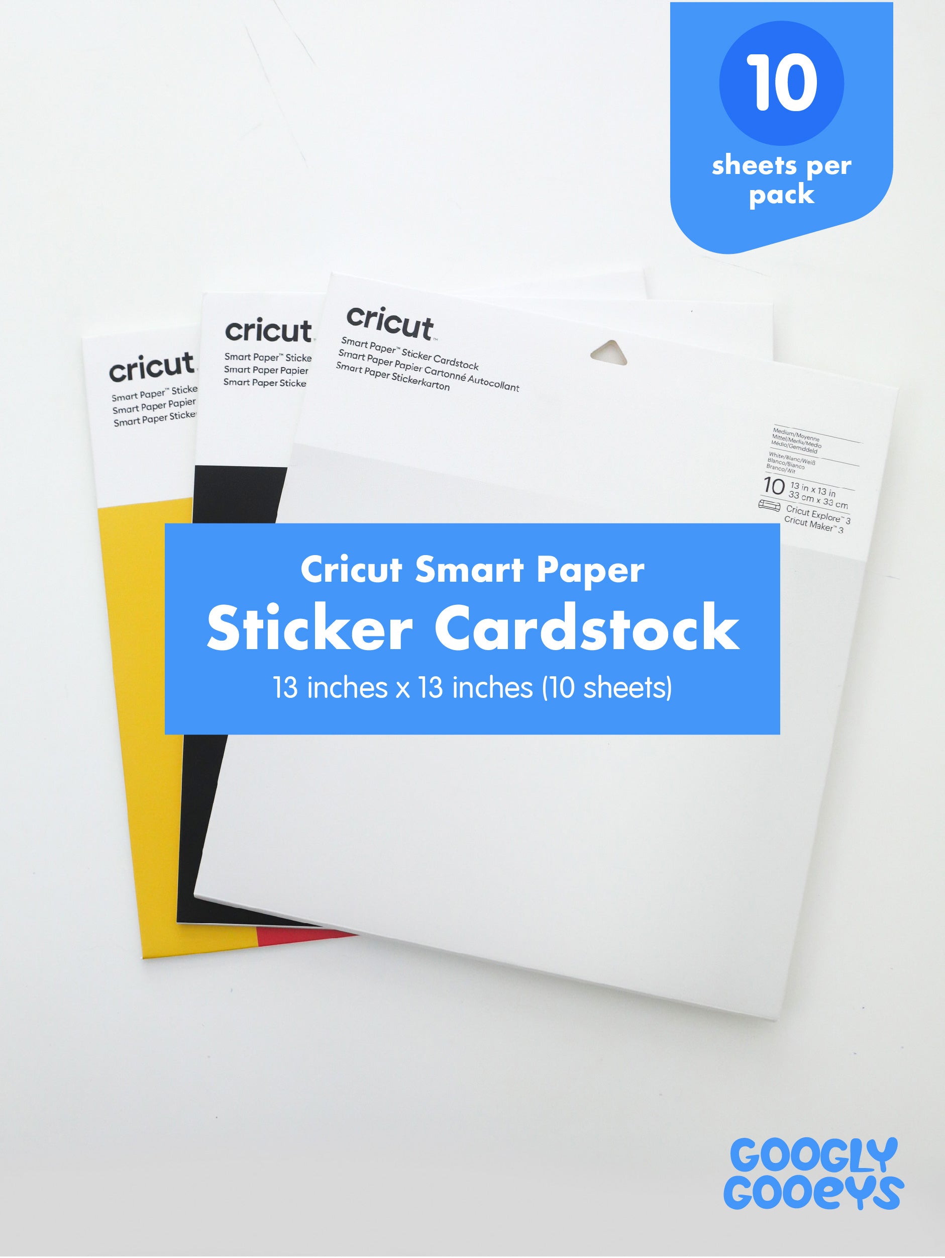  Cricut Smart Paper Sticker Cardstock - 10 Sheets