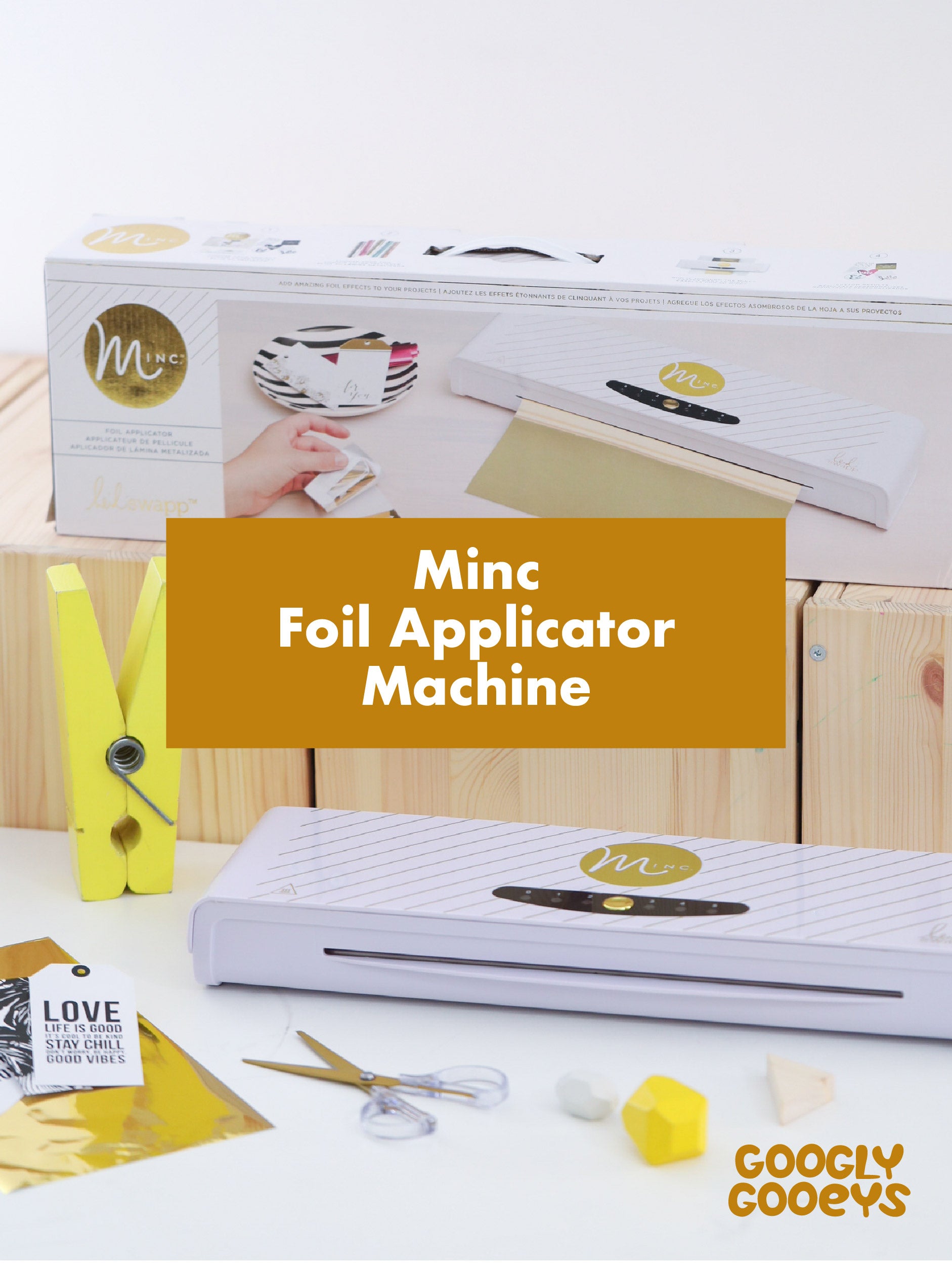 Heidi Swapp Minc Foil Applicator & Starter Kit (US Version)-White