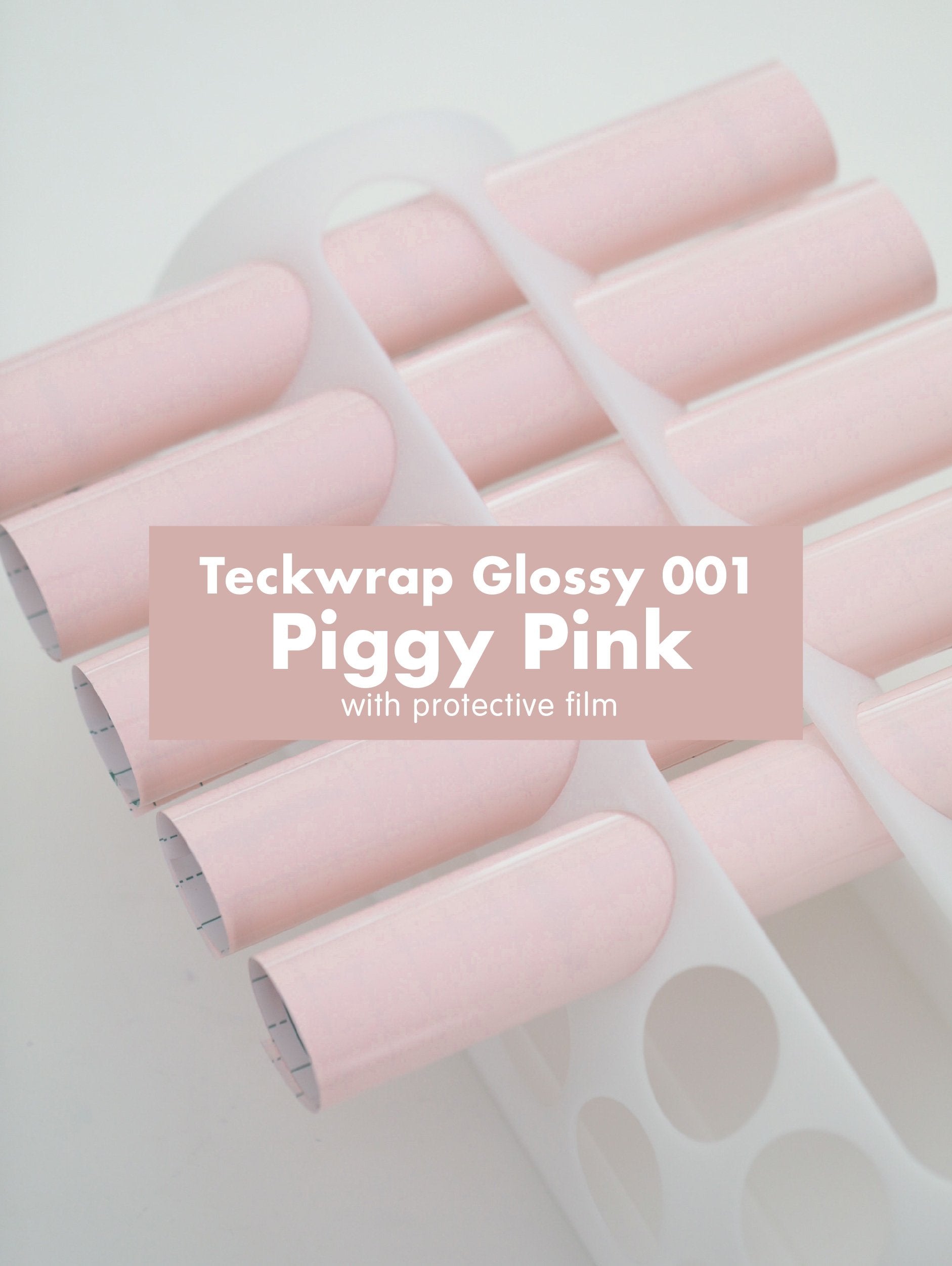 Teckwrap 001 Series Glossy Adhesive Vinyl Stickers | 12in x 12in