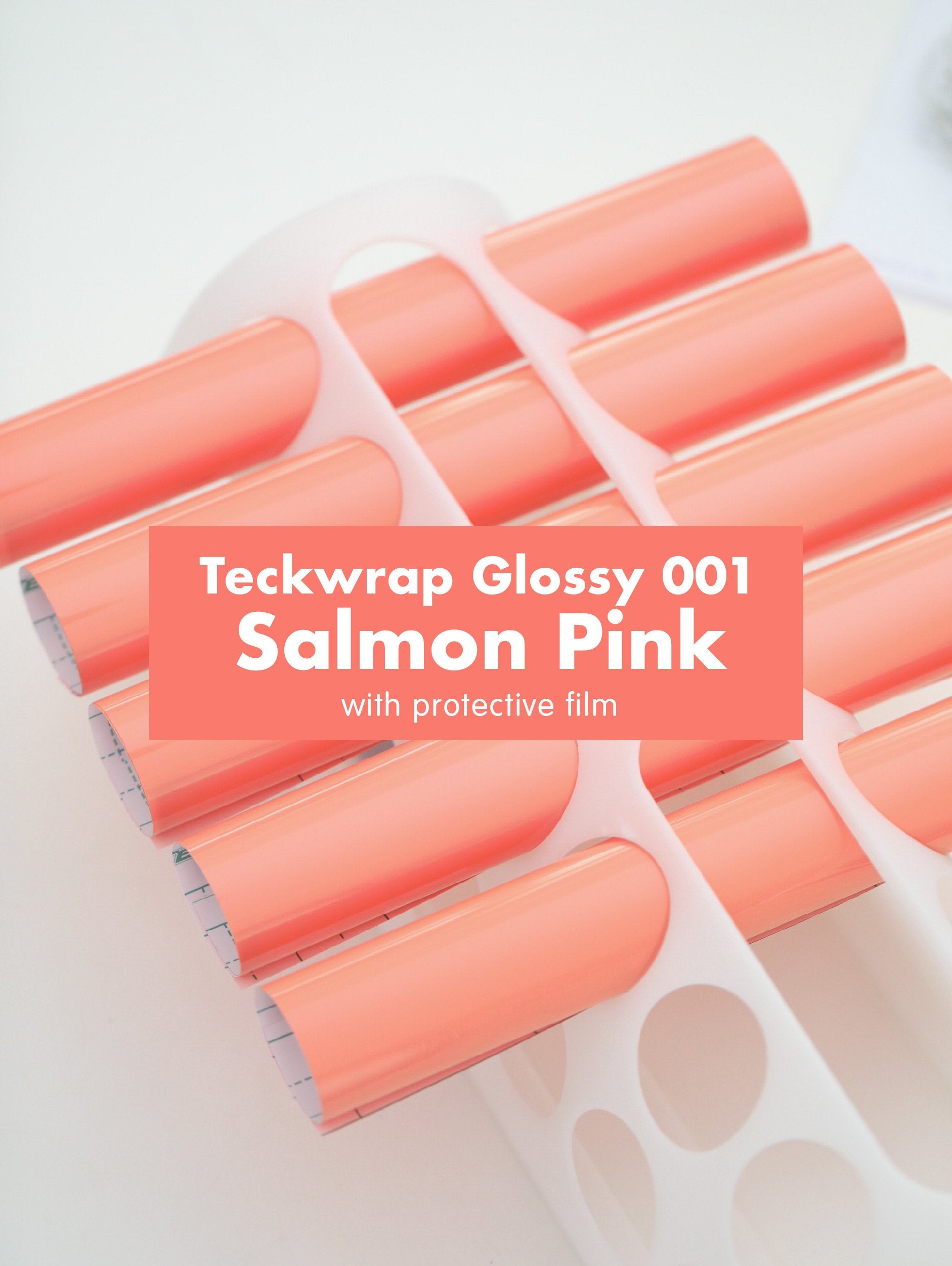 Teckwrap 001 Series Glossy Adhesive Vinyl Stickers | 12in x 12in
