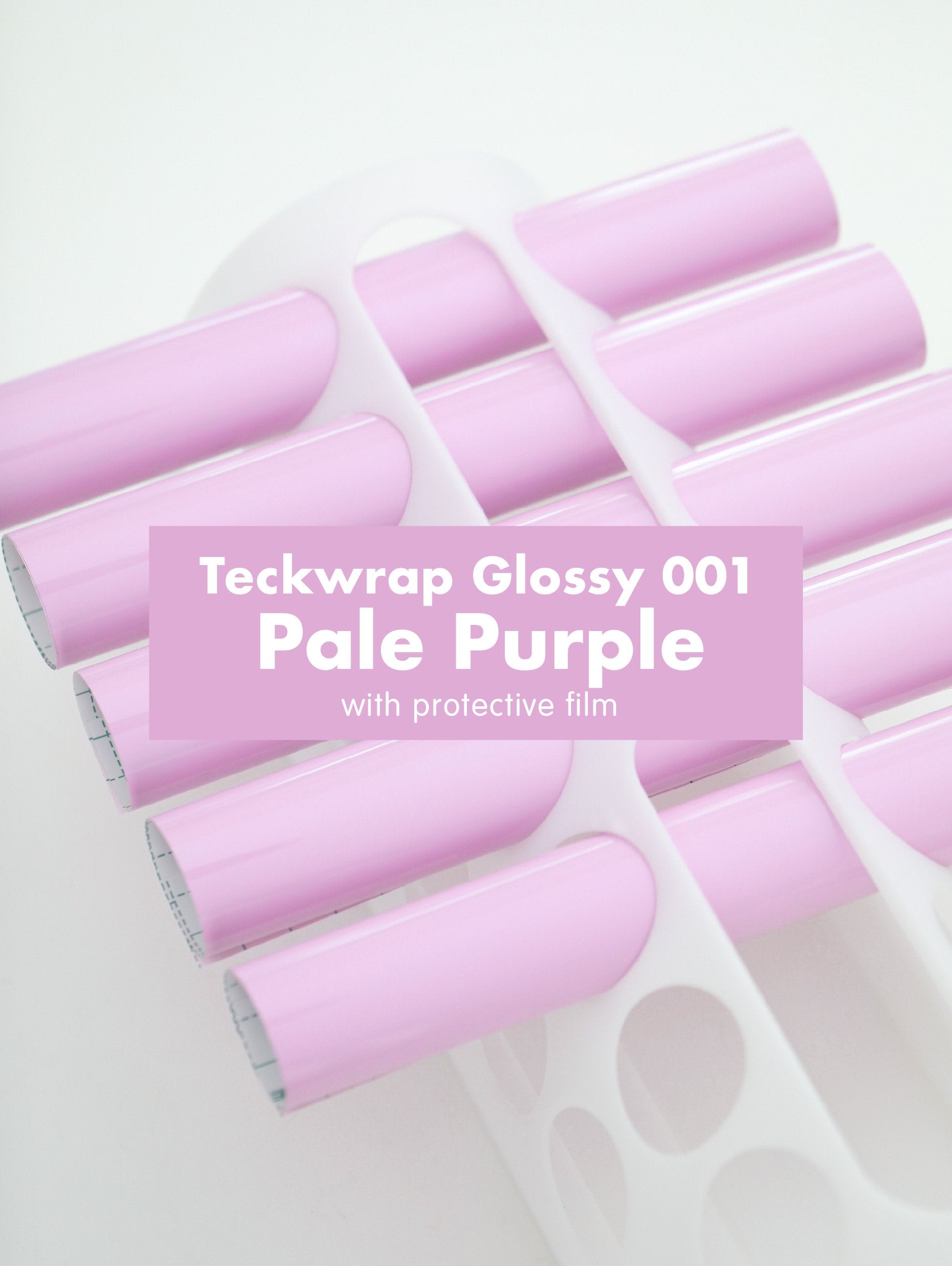Teckwrap 001 Series Glossy Adhesive Vinyl Stickers | 12in x 12in