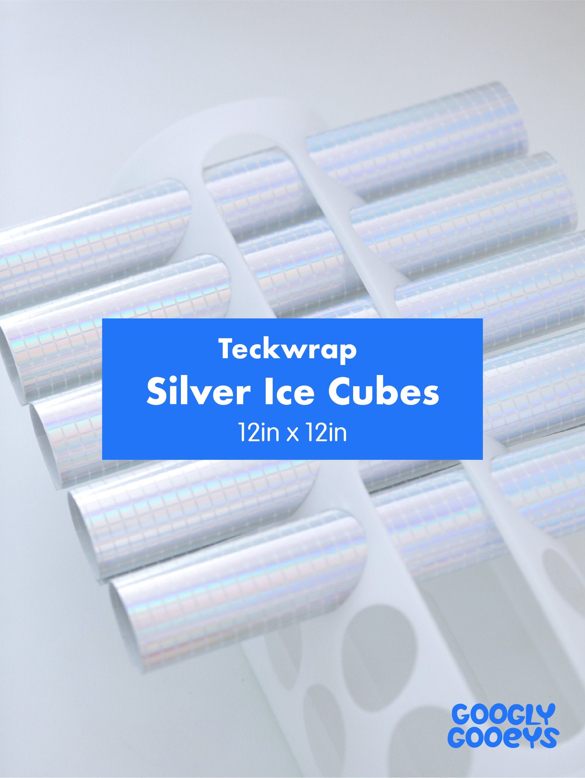 Teckwrap Holographic Pattern Adhesive Vinyl Stickers (12x12)