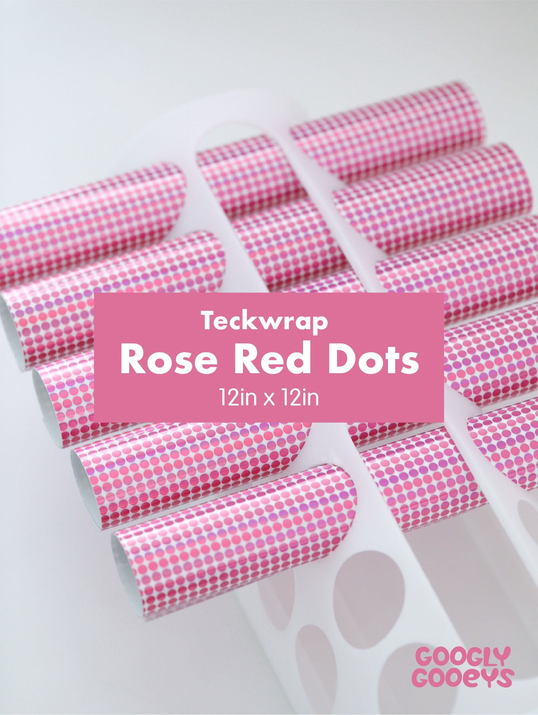 Teckwrap Holographic Pattern Adhesive Vinyl Stickers (12x12)