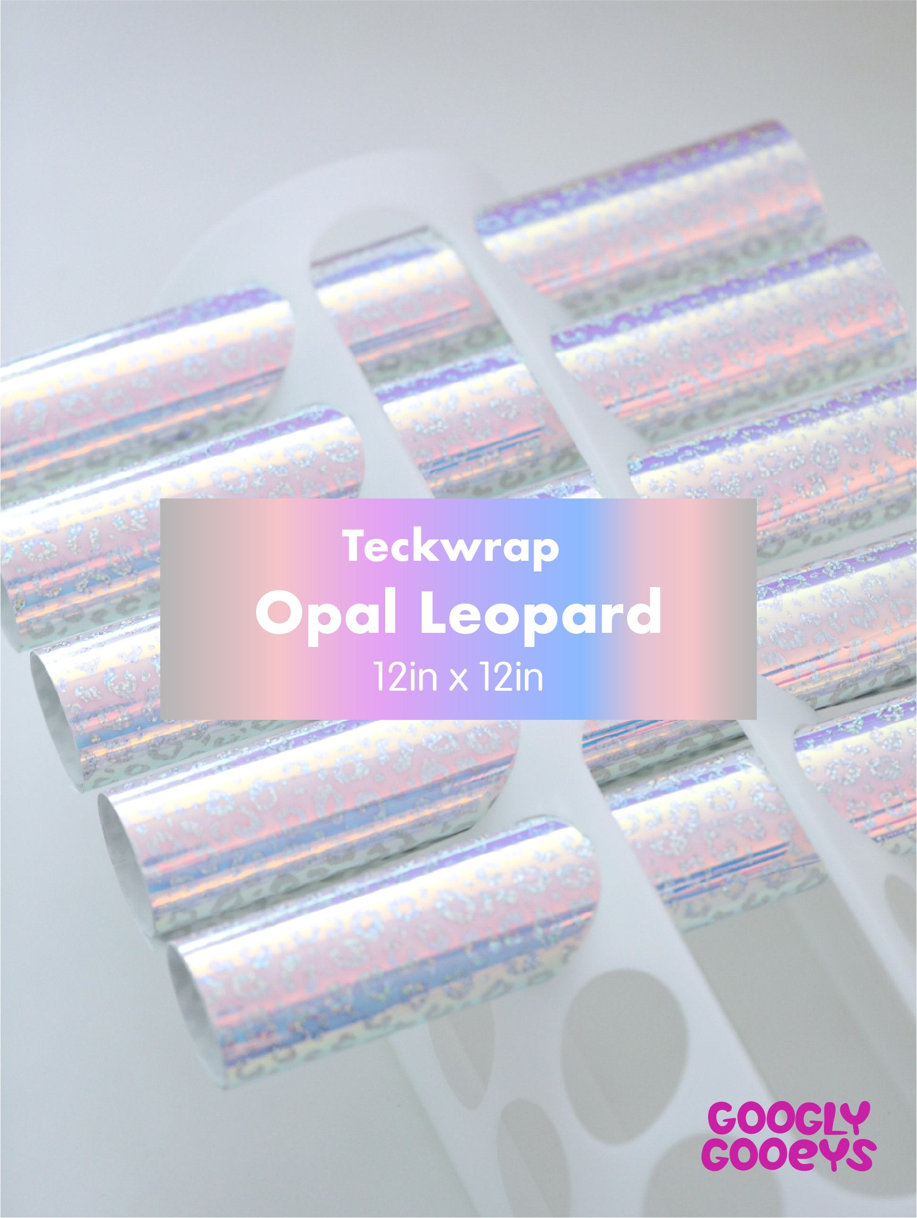 Teckwrap Holographic Pattern Adhesive Vinyl Stickers (12x12)