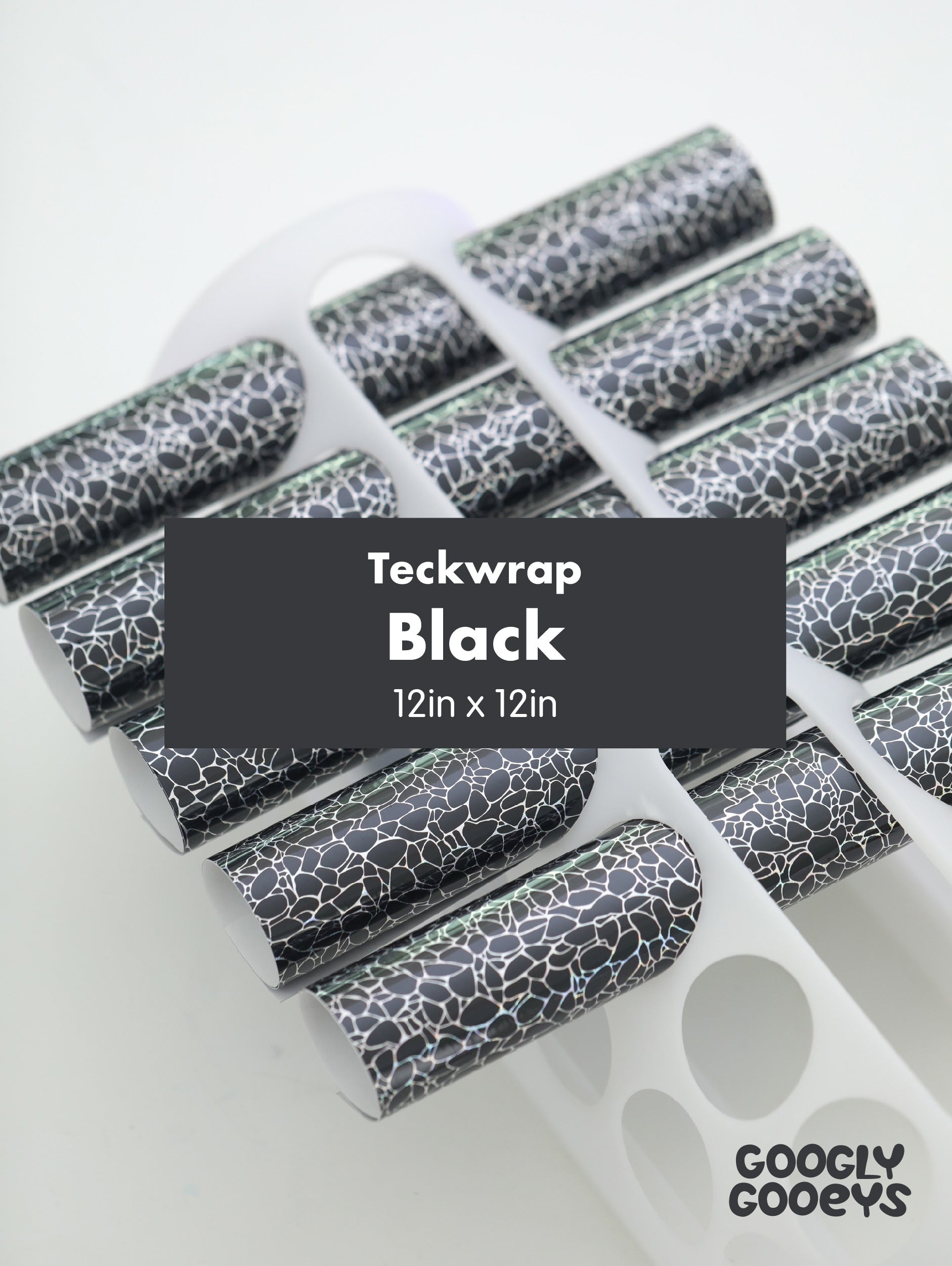 Teckwrap Holographic Cobblestone Pattern Adhesive Vinyl Stickers