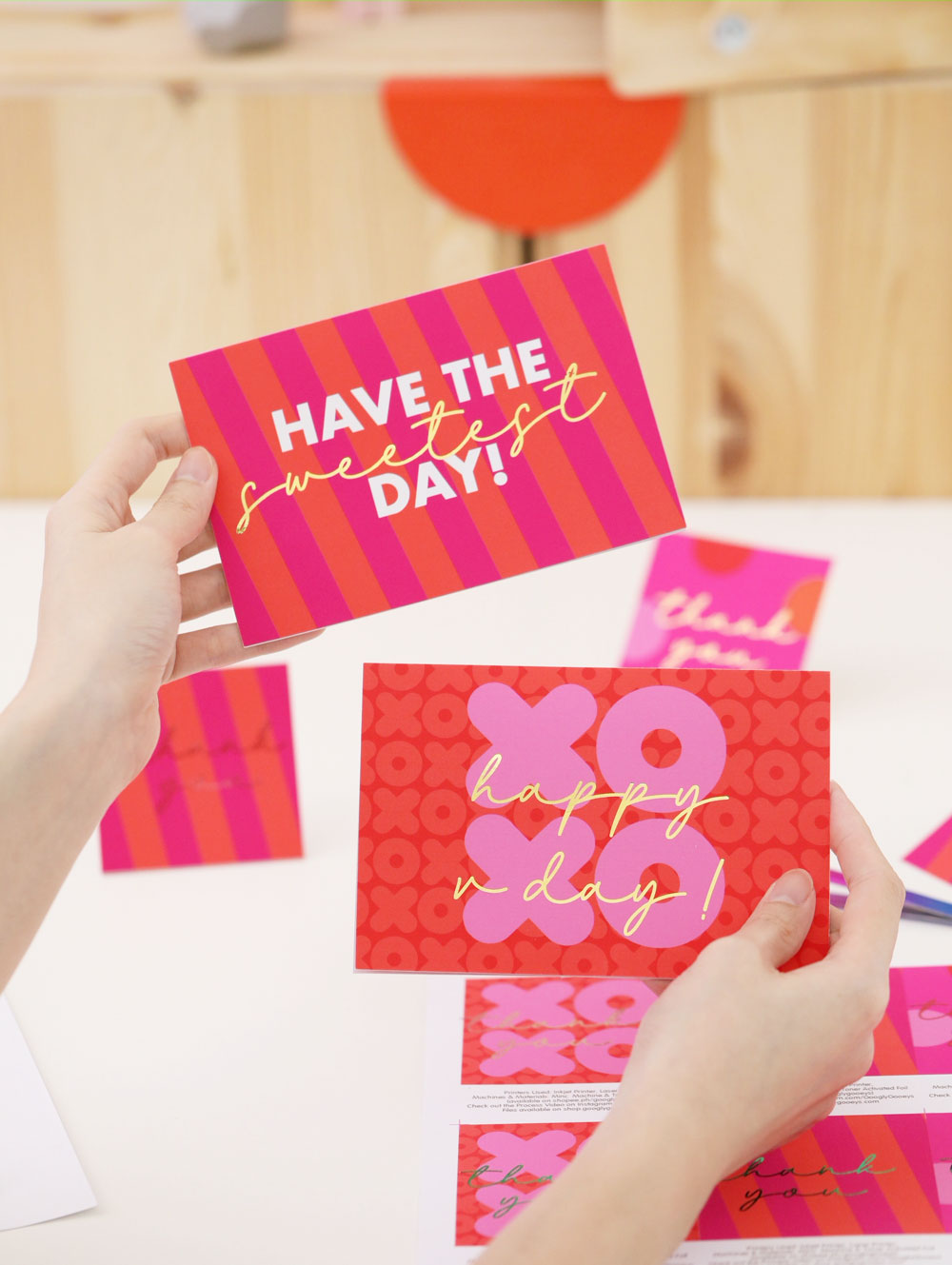 Printable & Foil File: Valentine's Day Cards