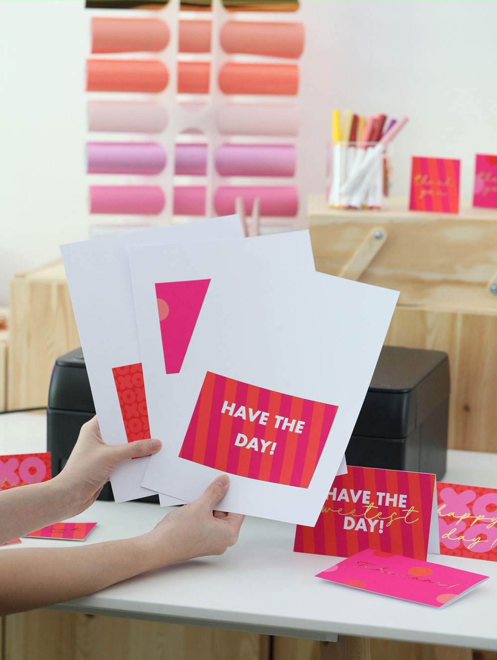 Printable & Foil File: Valentine's Day Cards