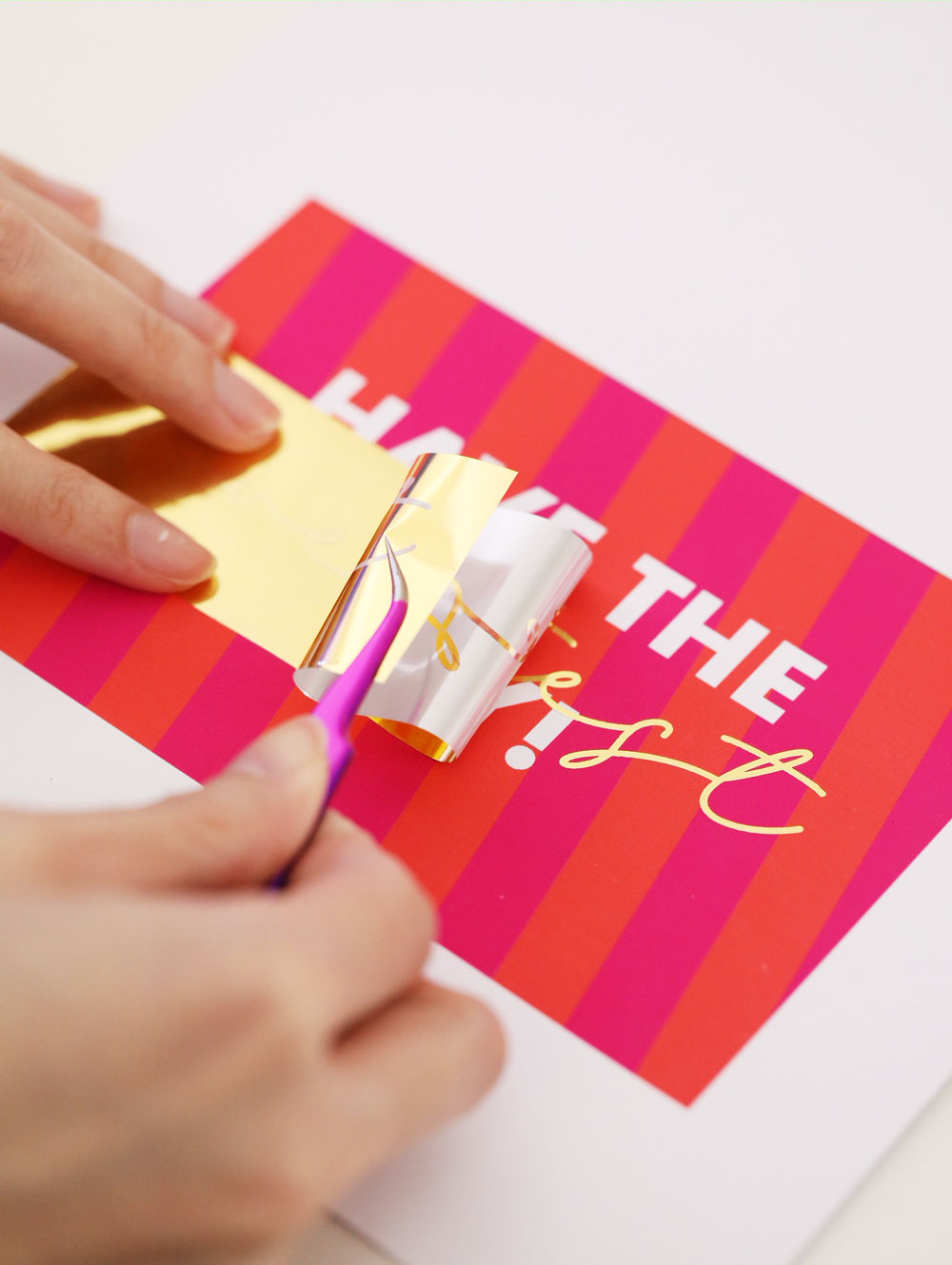 Printable & Foil File: Valentine's Day Cards