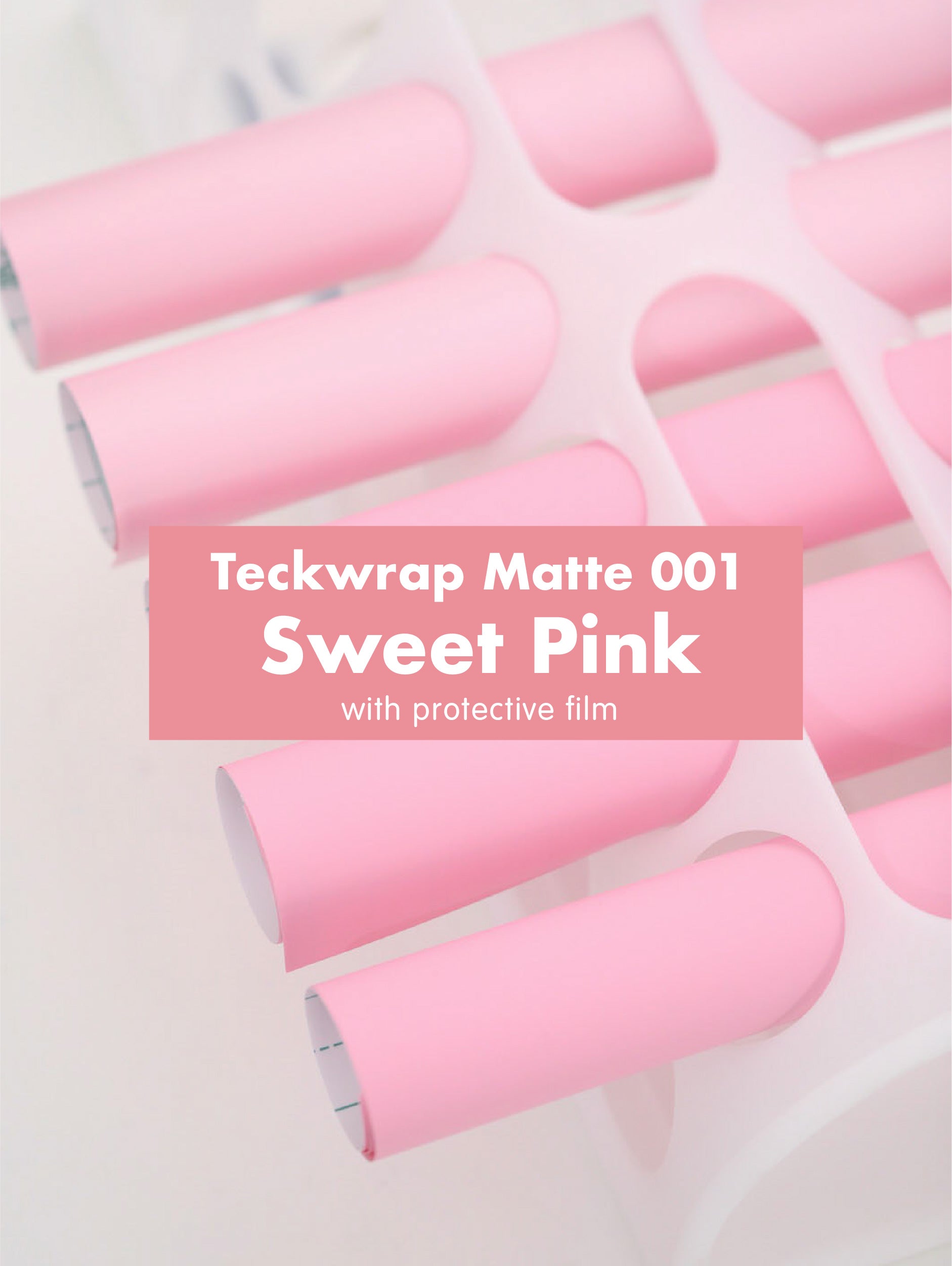 Teckwrap 001 Series Matte Adhesive Vinyl Stickers | 12in x 12in