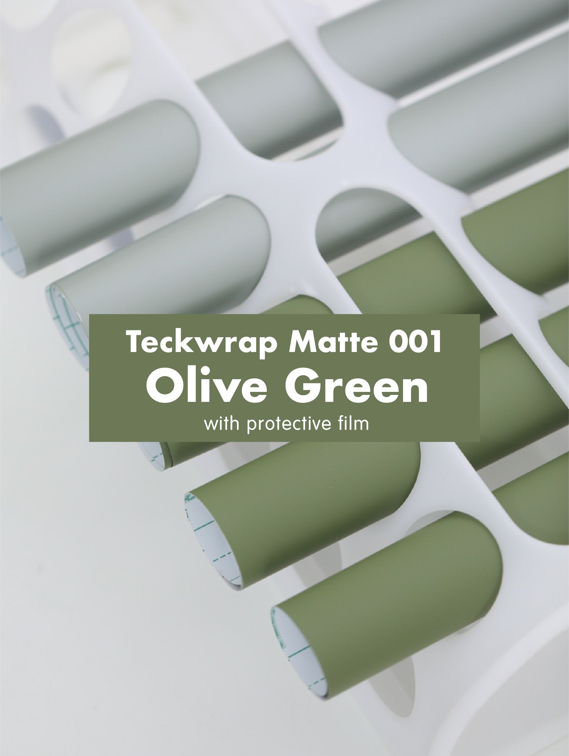 Teckwrap 001 Series Matte Adhesive Vinyl Stickers | 12in x 12in