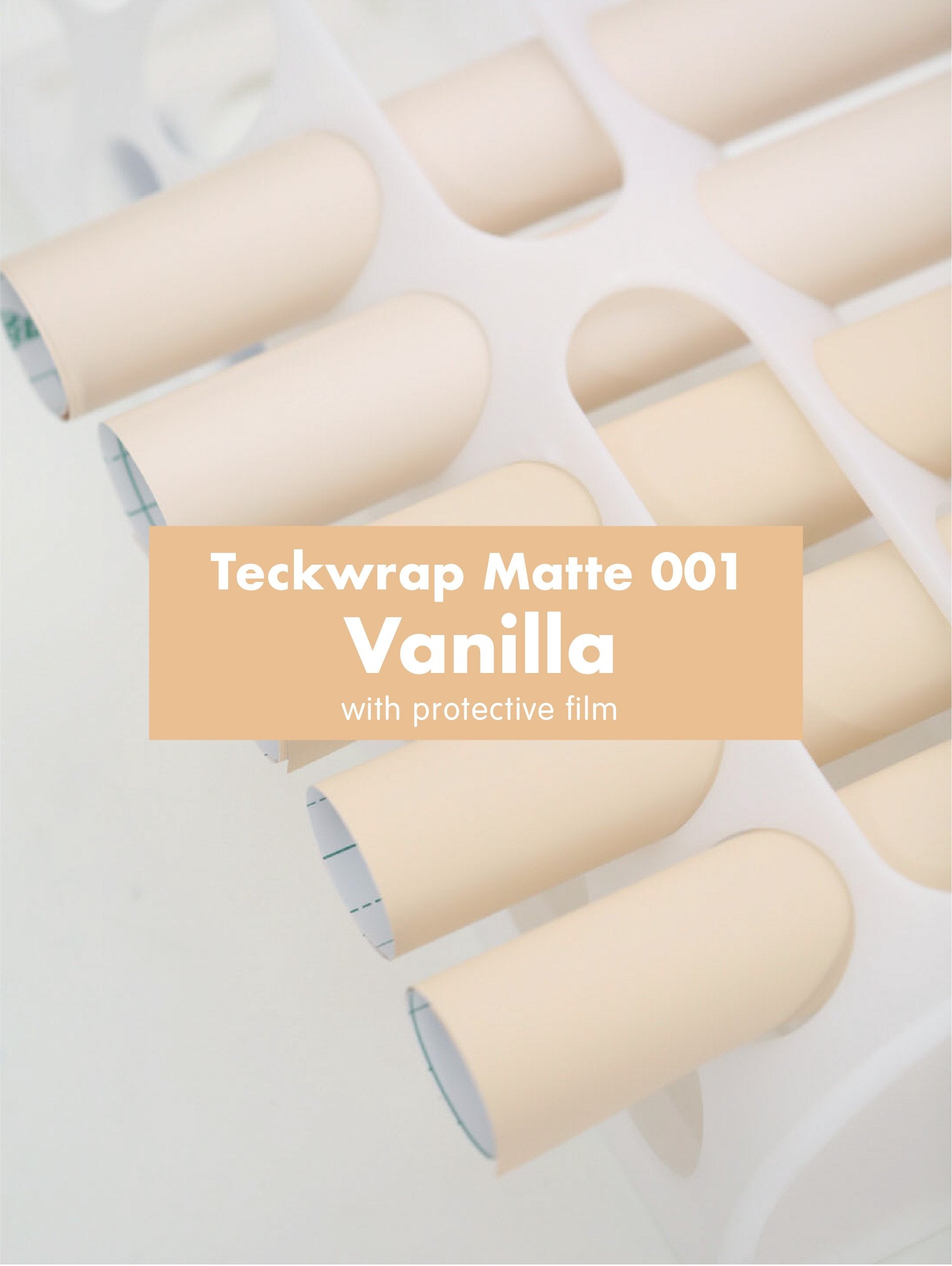 Teckwrap 001 Series Matte Adhesive Vinyl Stickers | 12in x 12in