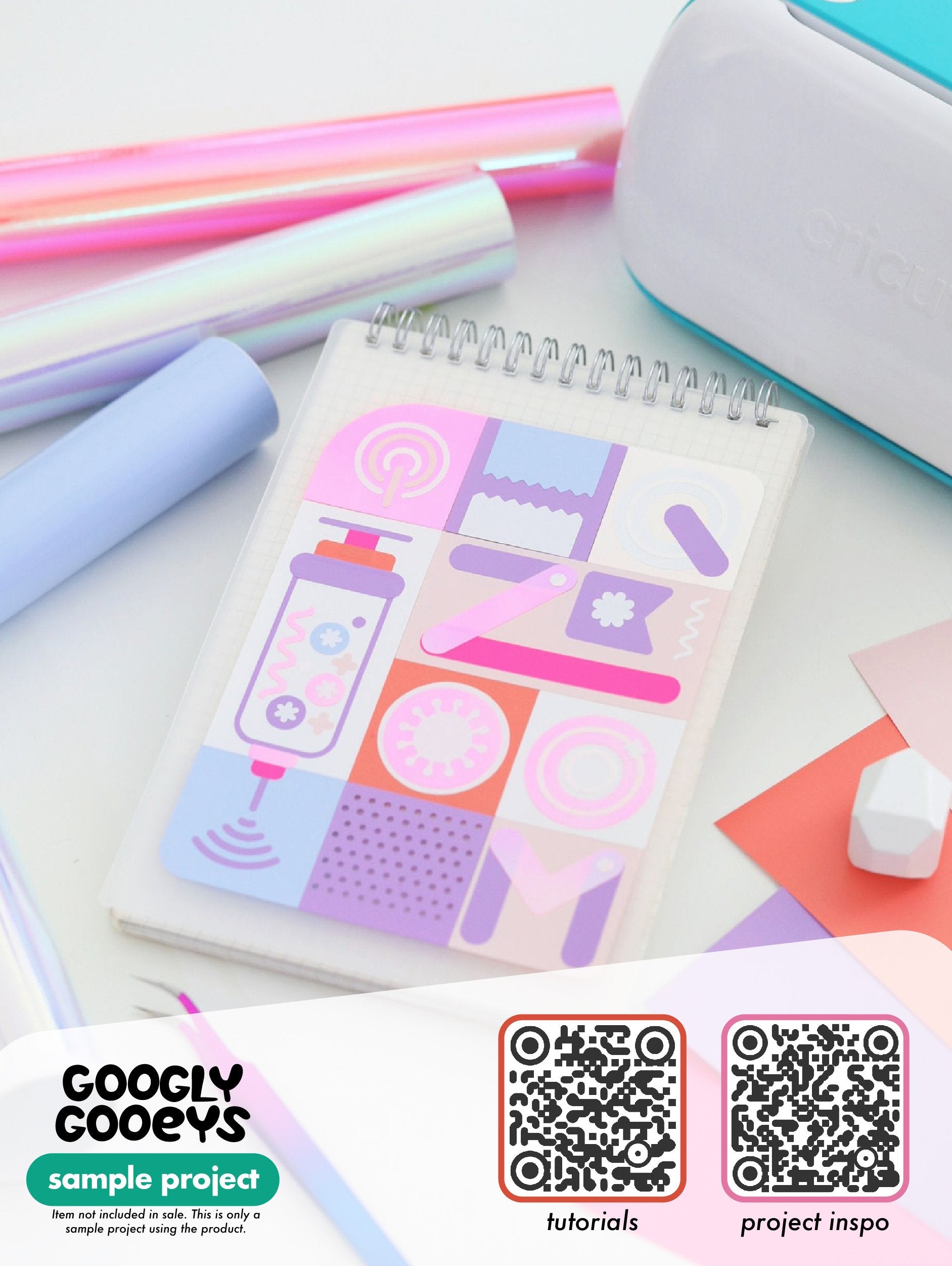 Holographic | Adhesive Vinyl Stickers for Cricut Cutting Machines 12x12
