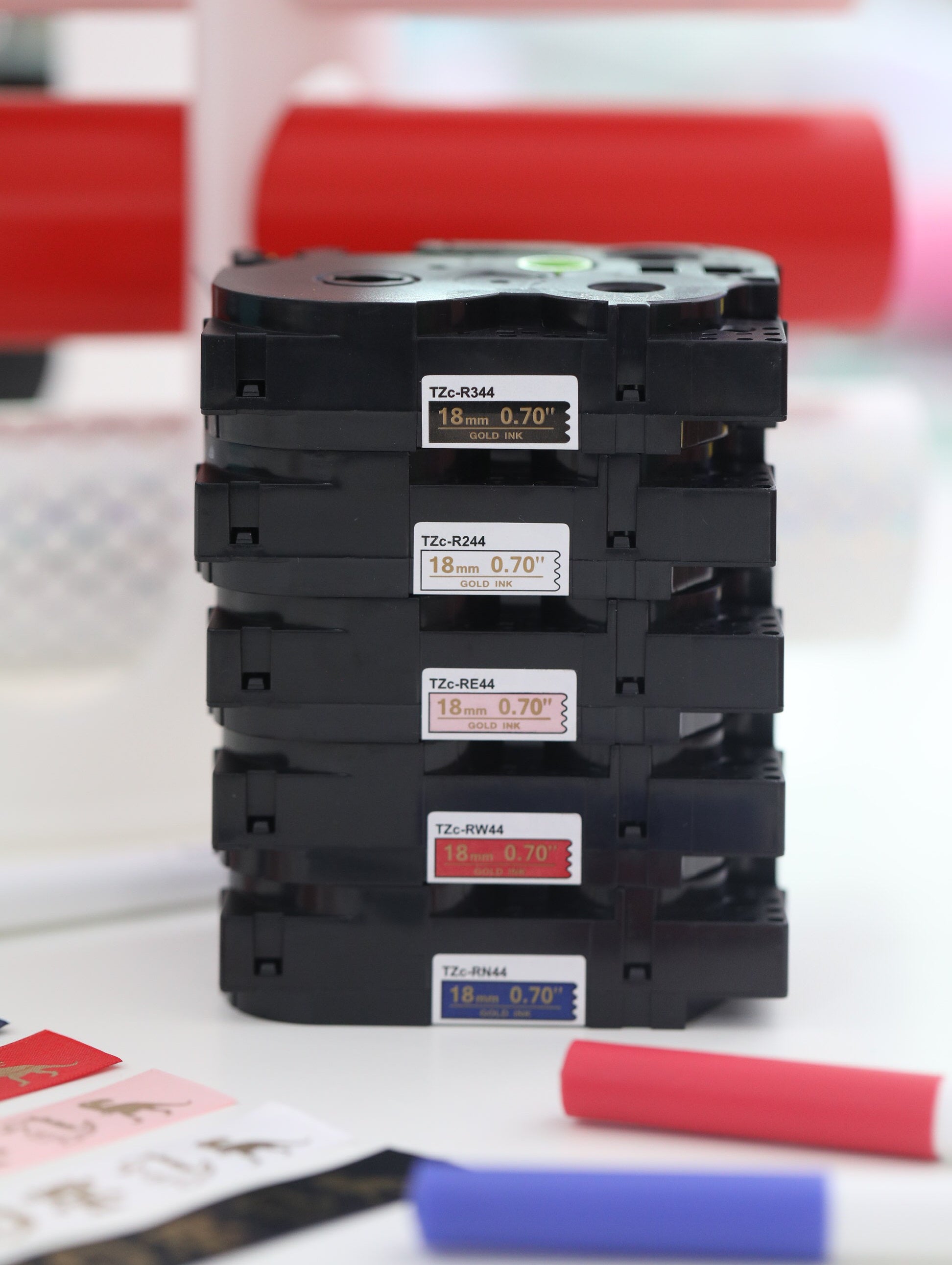 Brother P-Touch Printer Compatible Satin Ribbons Refill TZe