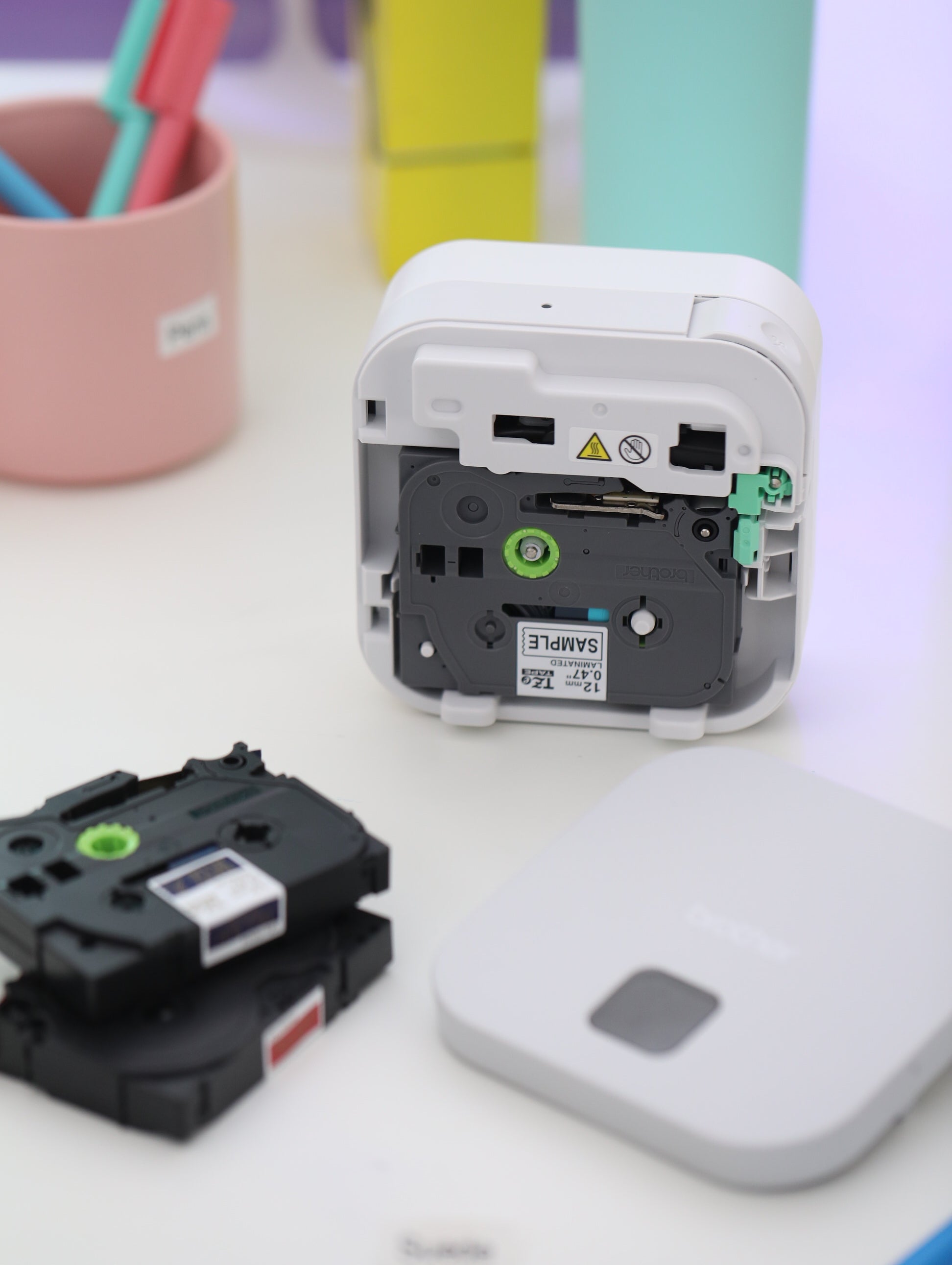 Brother P-Touch Cube Label and Ribbons Printer PT-P300BT