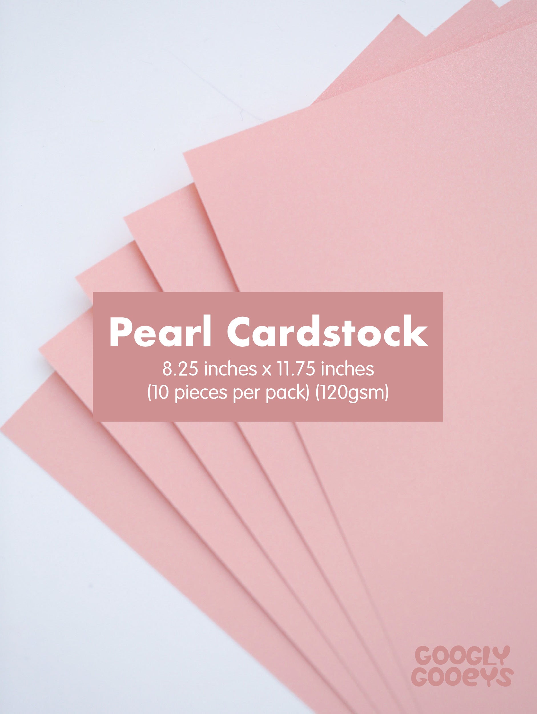 120gsm | Pearl Paper Cardstock (A4) | for Cricut Crafting Envelopes and Paper Flowers