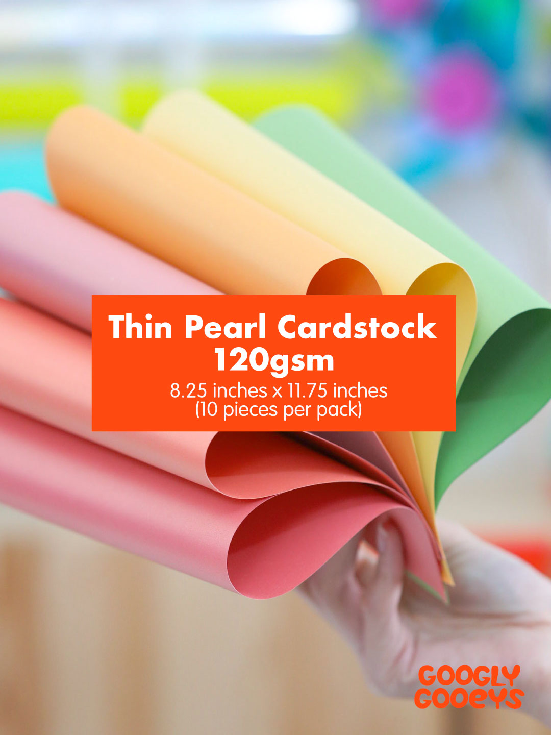 120gsm | Pearl Paper Cardstock (A4) | for Cricut Crafting Envelopes and Paper Flowers