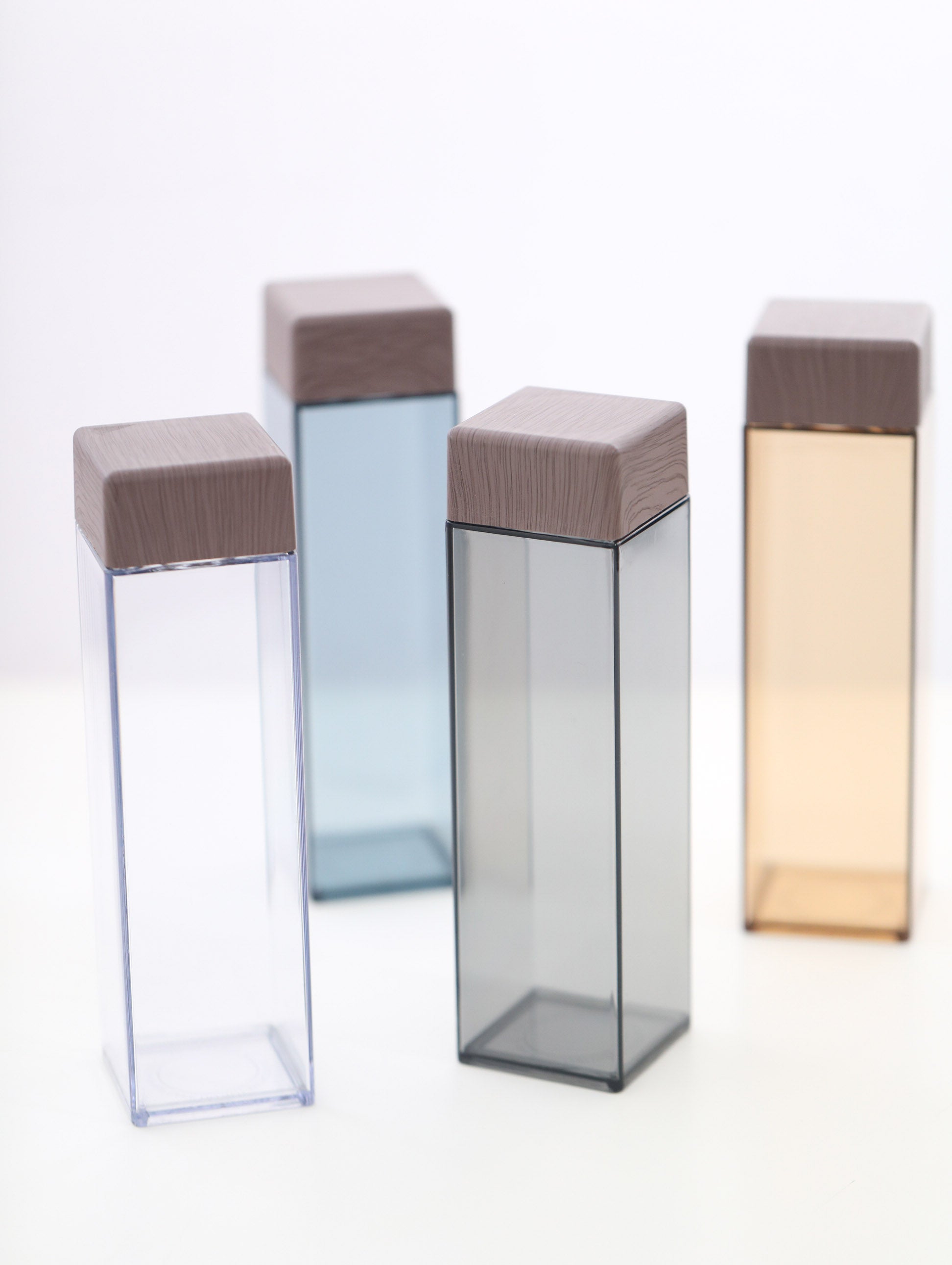 Square Lid Water Bottle Tumbler