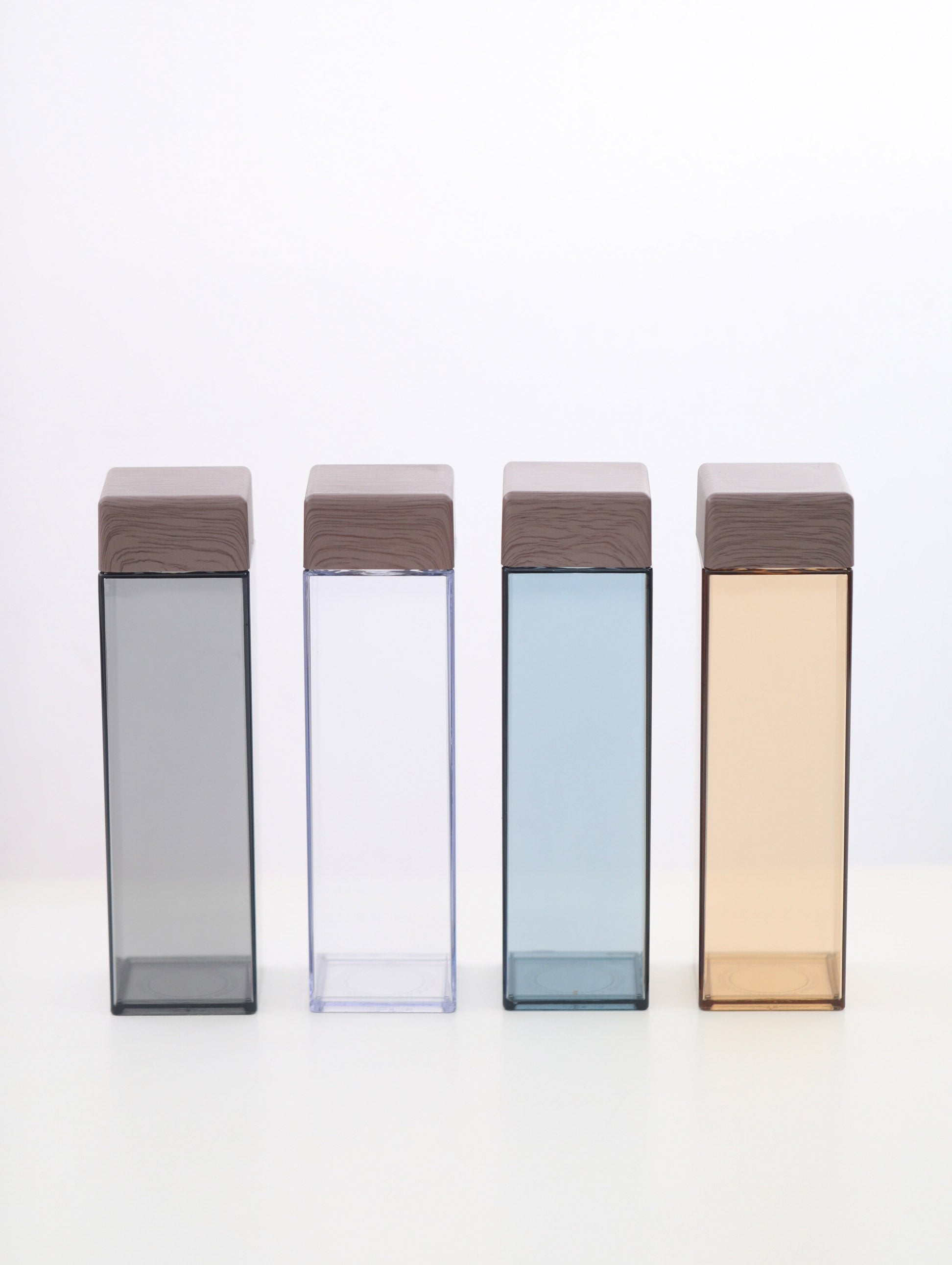 Square Lid Water Bottle Tumbler