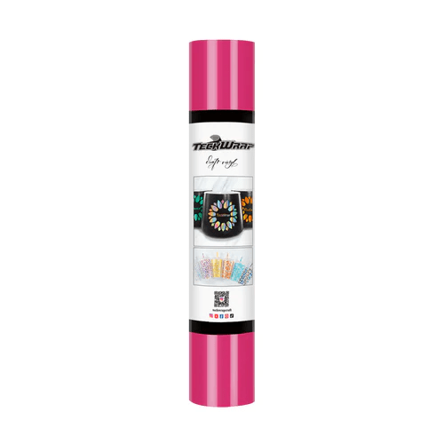 Teckwrap 001 Series Glossy Adhesive Vinyl Stickers | 12in x 12in
