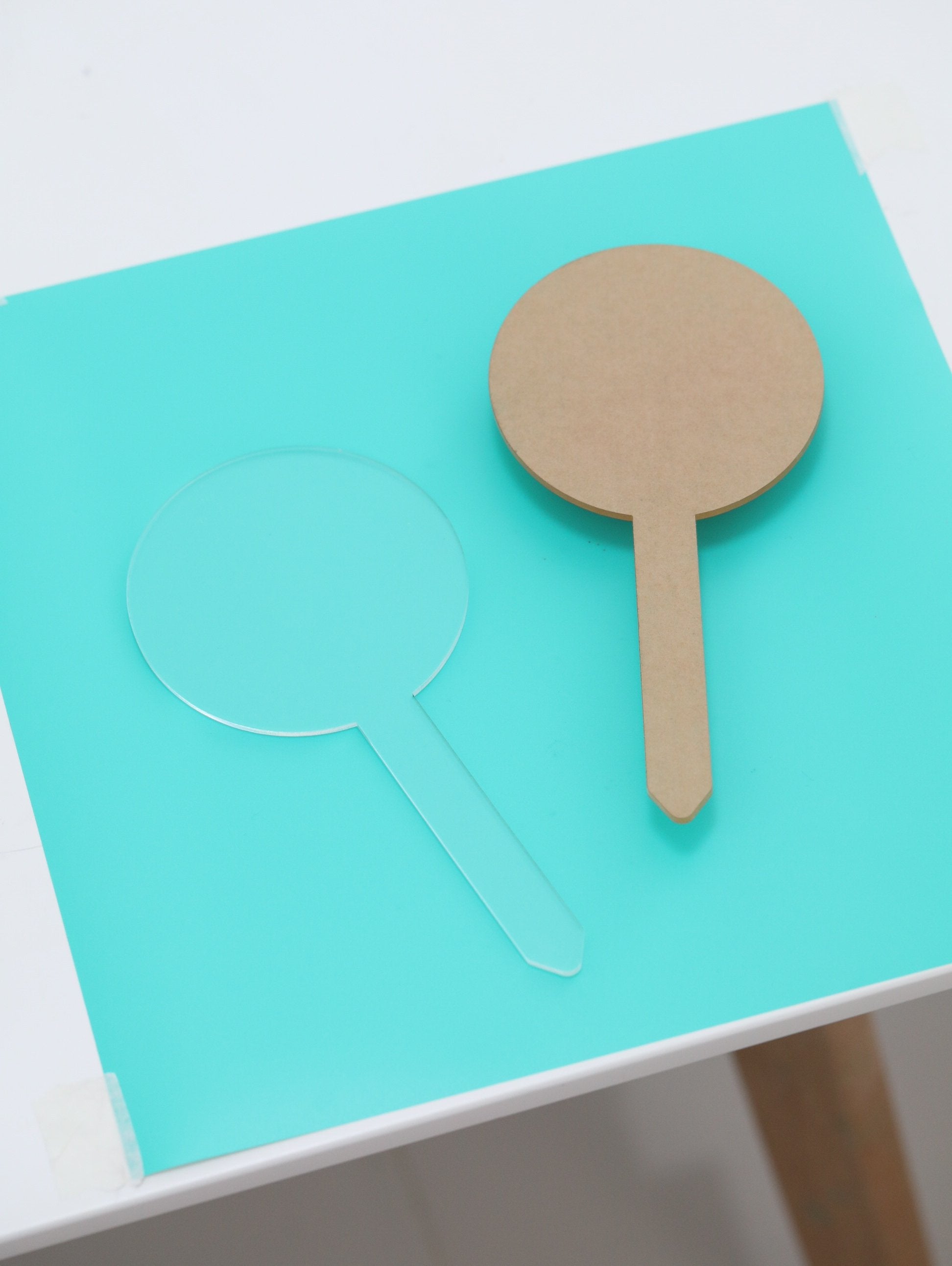 Blank Clear Acrylic Circle Cake Topper (4 inch)--GooglyGooeys | Cricut | Arts Craft and DIY Store based in the Philippines