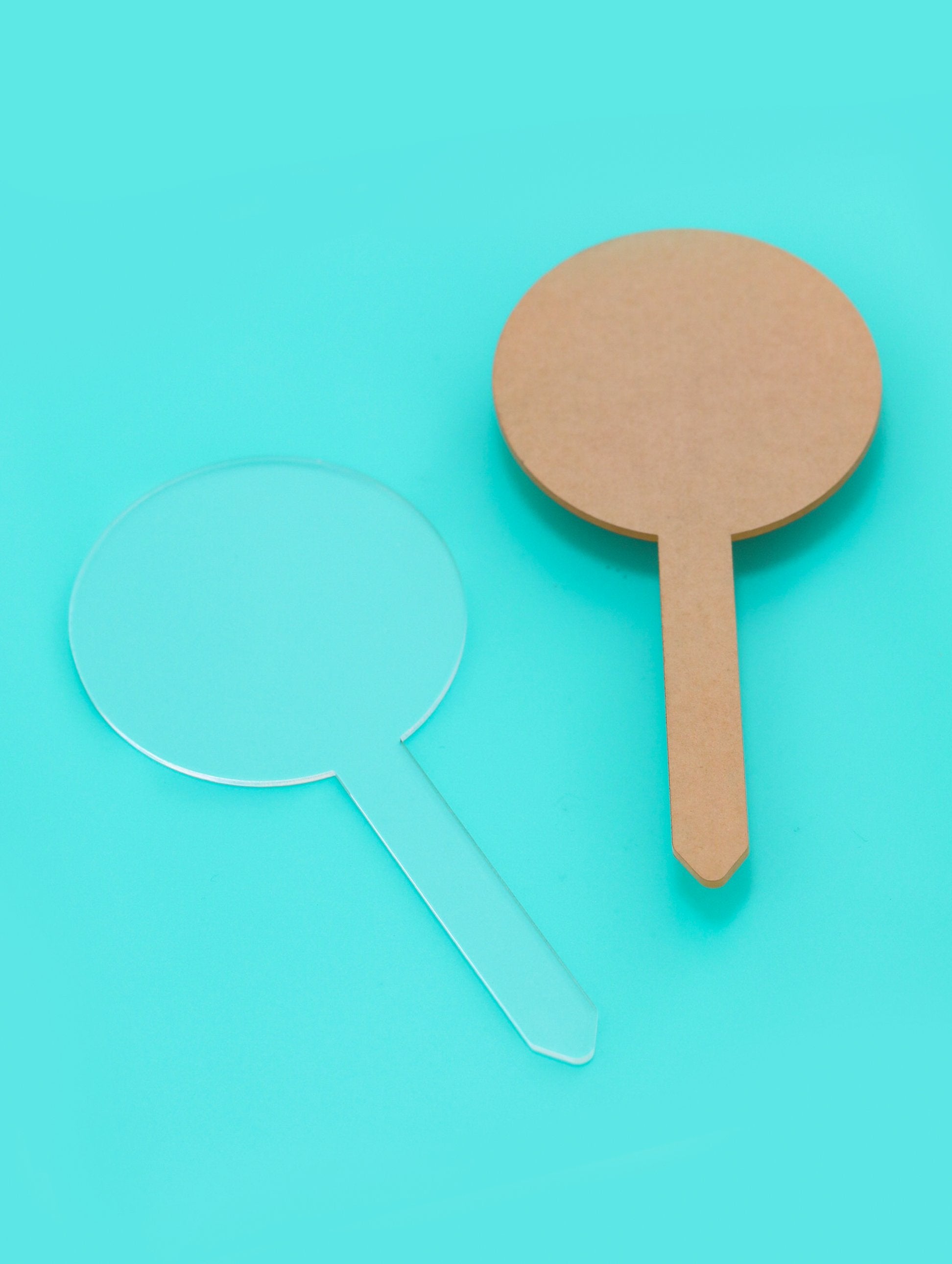 Blank Clear Acrylic Circle Cake Topper (4 inch)--GooglyGooeys | Cricut | Arts Craft and DIY Store based in the Philippines